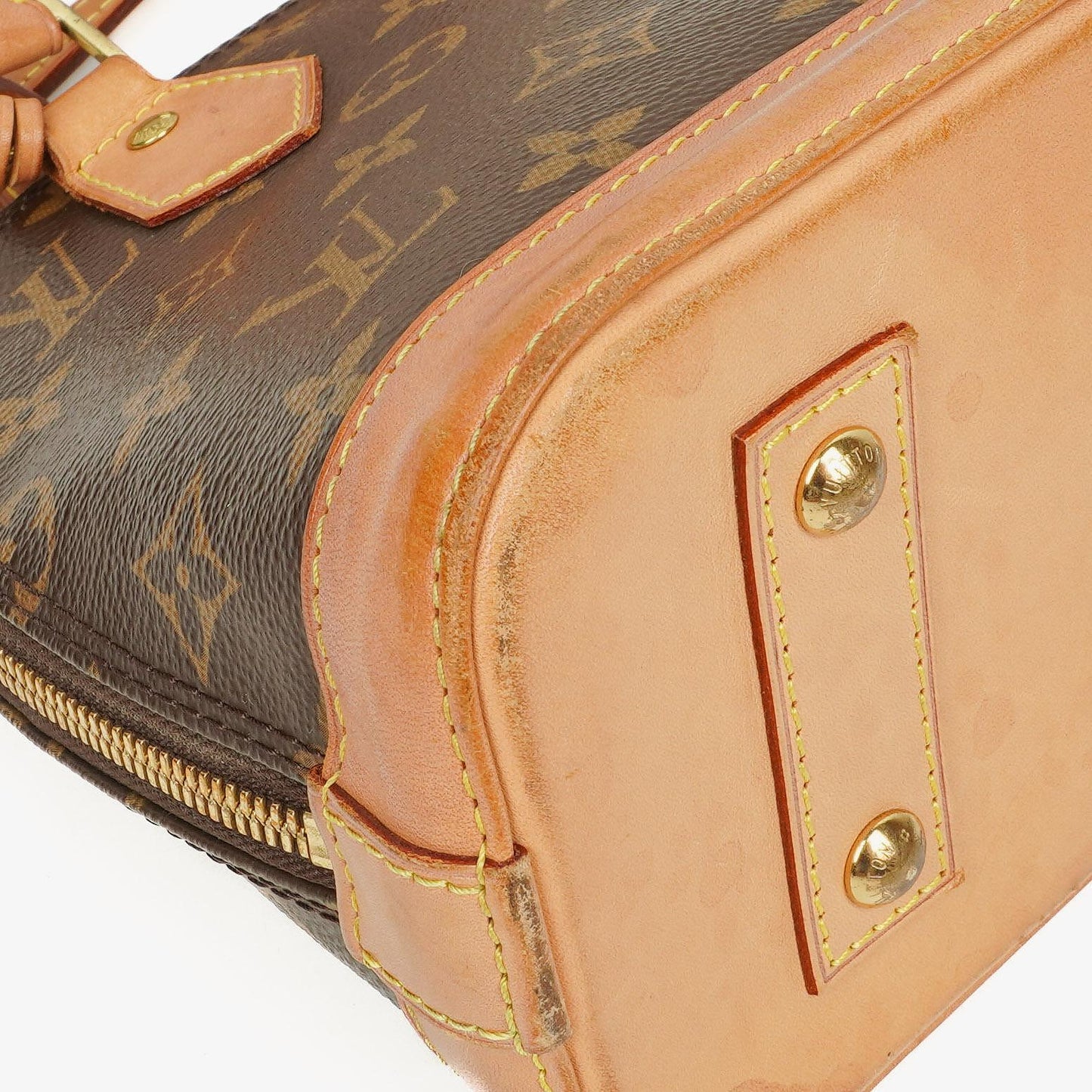 Louis Vuitton Alma BB Monogram Canvas Handbag