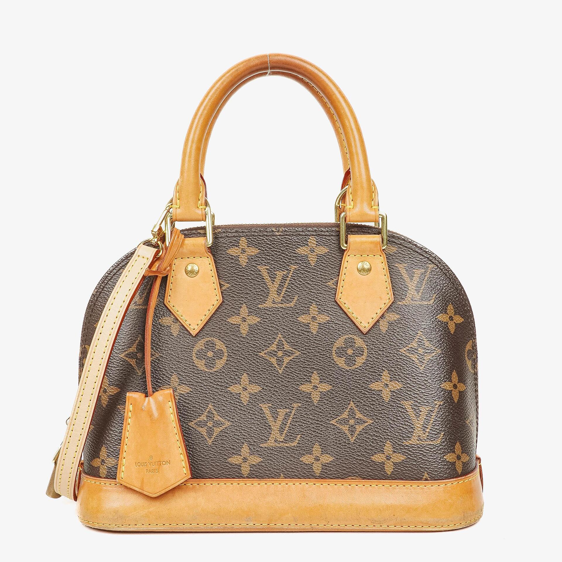 Louis Vuitton Alma BB Monogram Canvas Handbag
