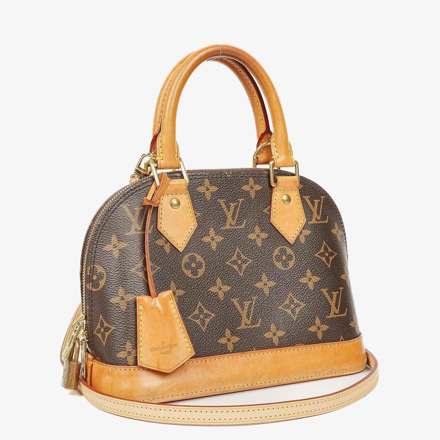 Louis Vuitton Alma BB Monogram Canvas Handbag