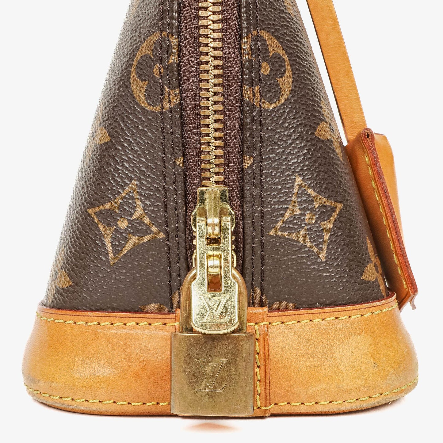 Louis Vuitton Alma BB Monogram Canvas Handbag