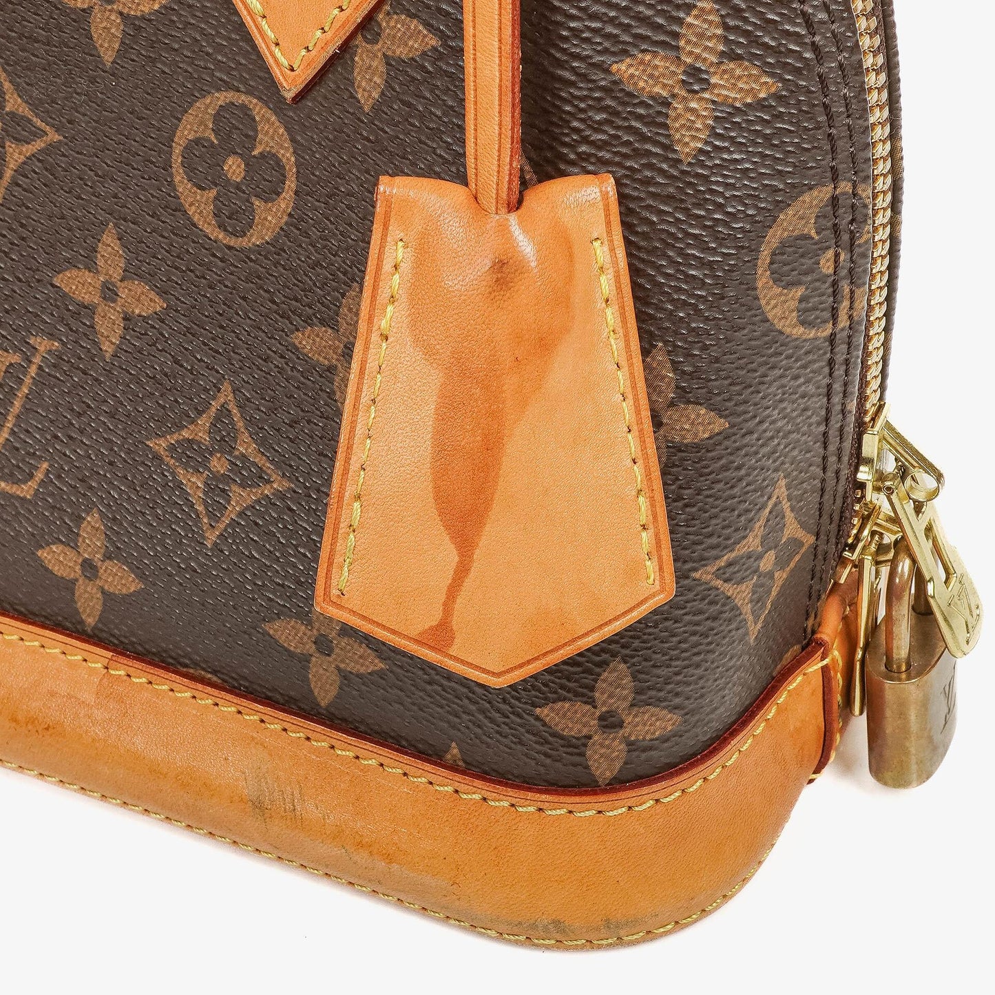Louis Vuitton Alma BB Monogram Canvas Handbag