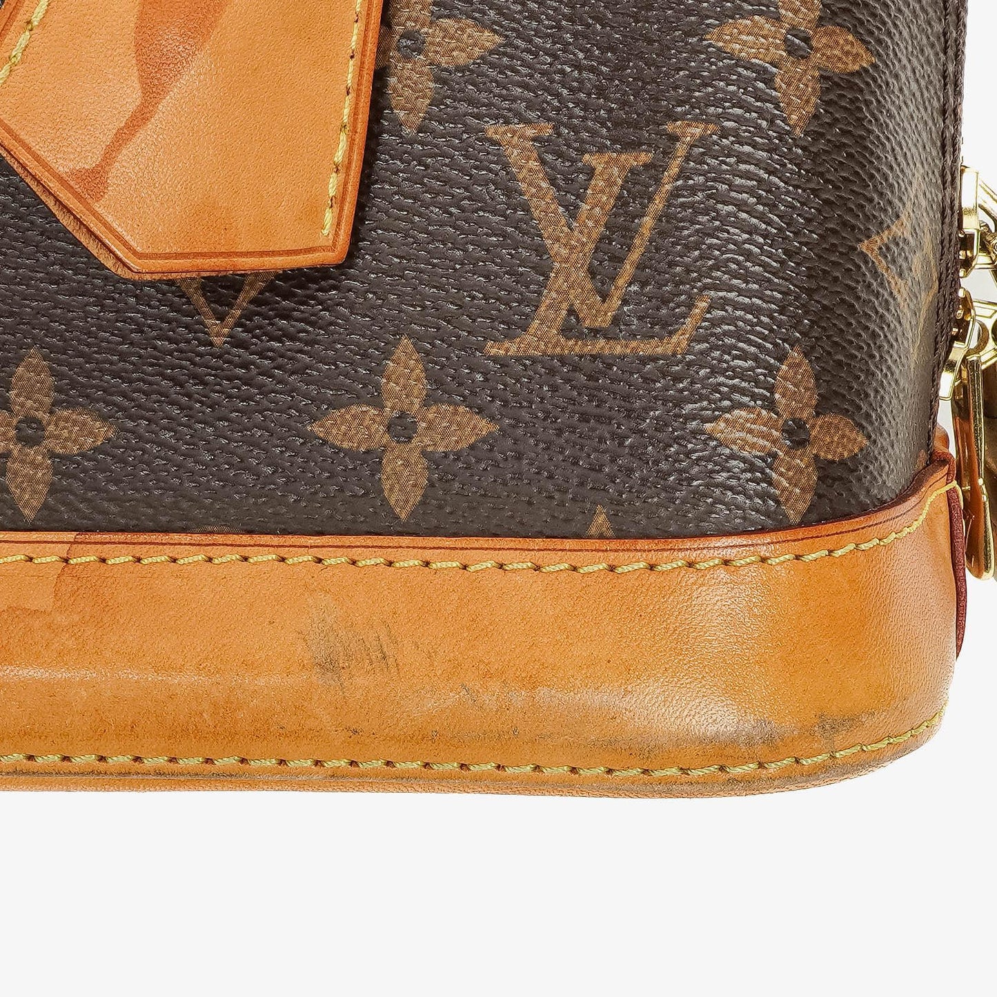 Louis Vuitton Alma BB Monogram Canvas Handbag