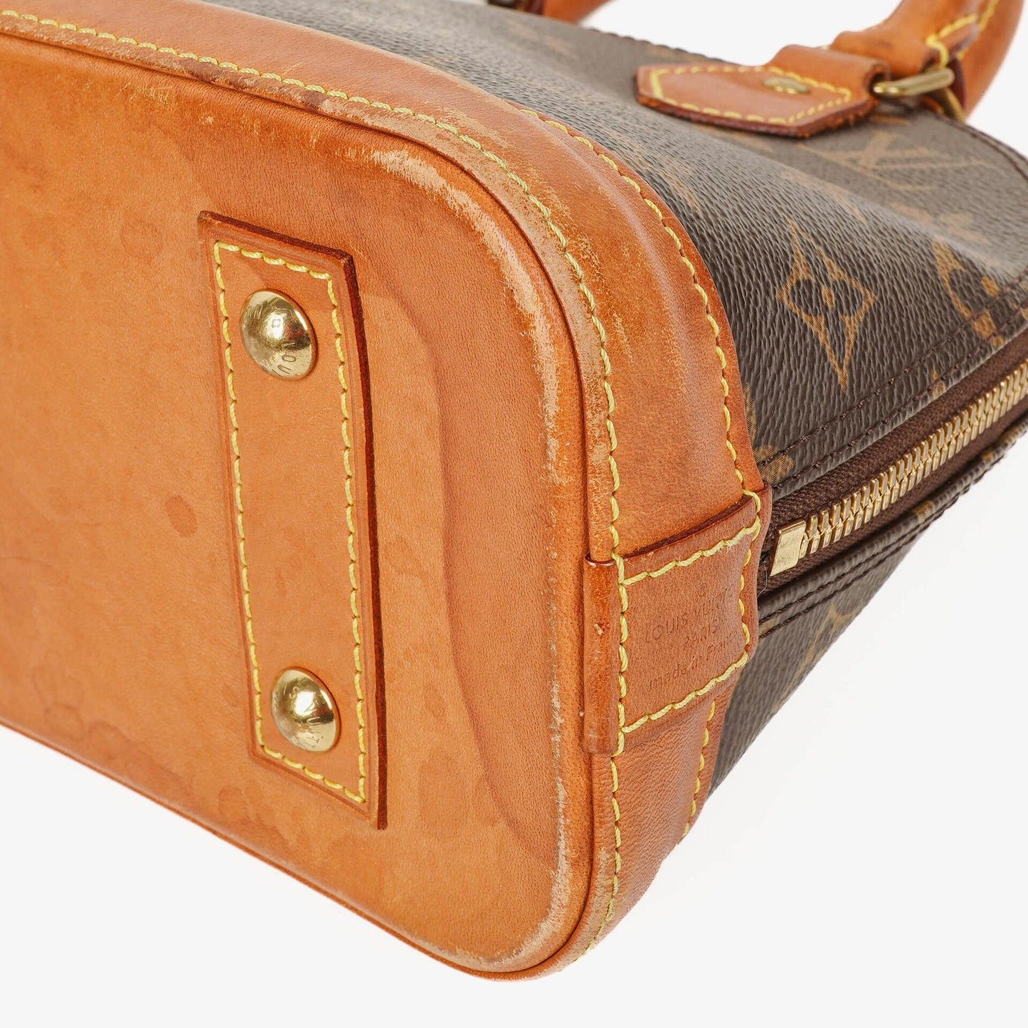 Louis Vuitton Alma BB Monogram Canvas Handbag