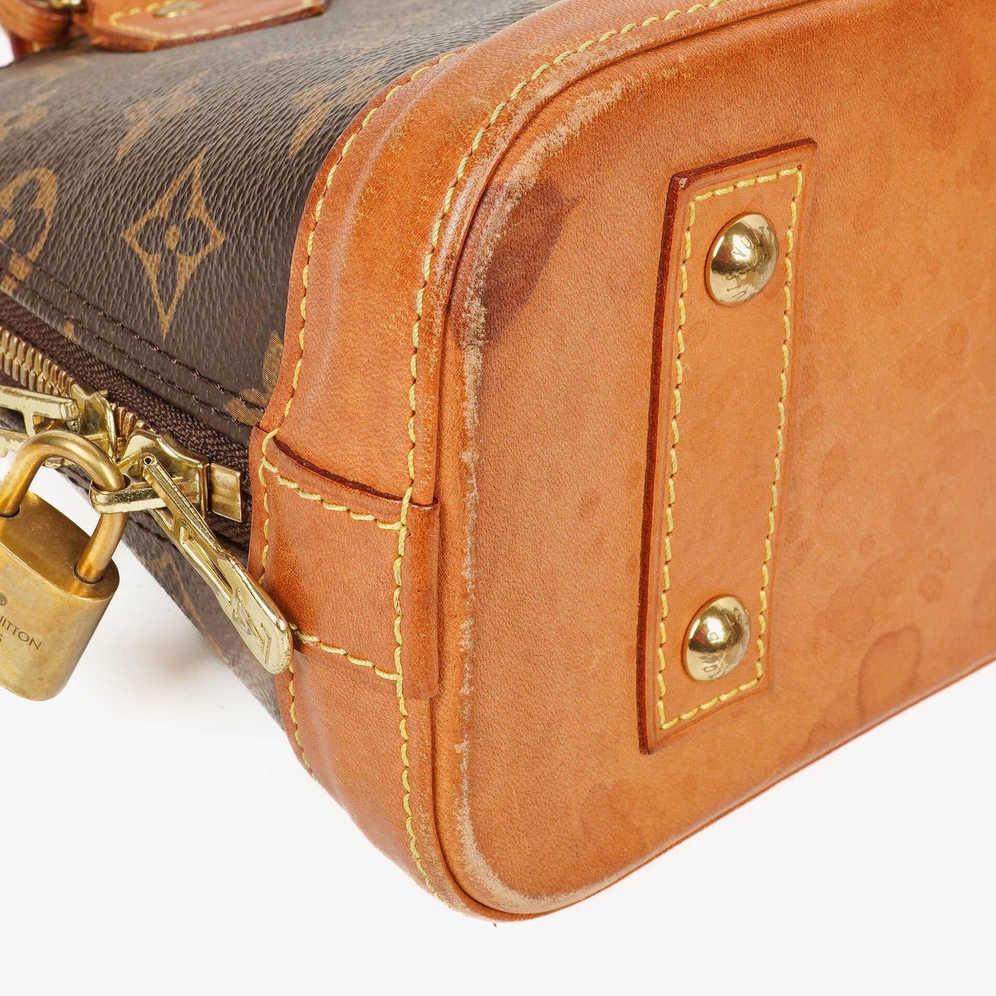 Louis Vuitton Alma BB Monogram Canvas Handbag