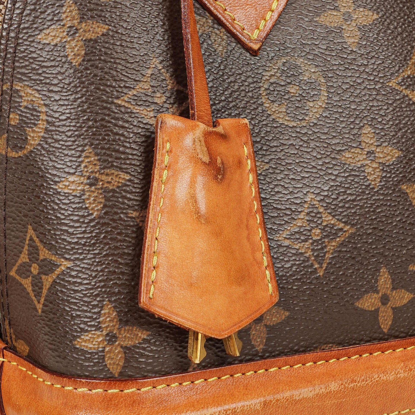 Louis Vuitton Alma BB Monogram Canvas Handbag