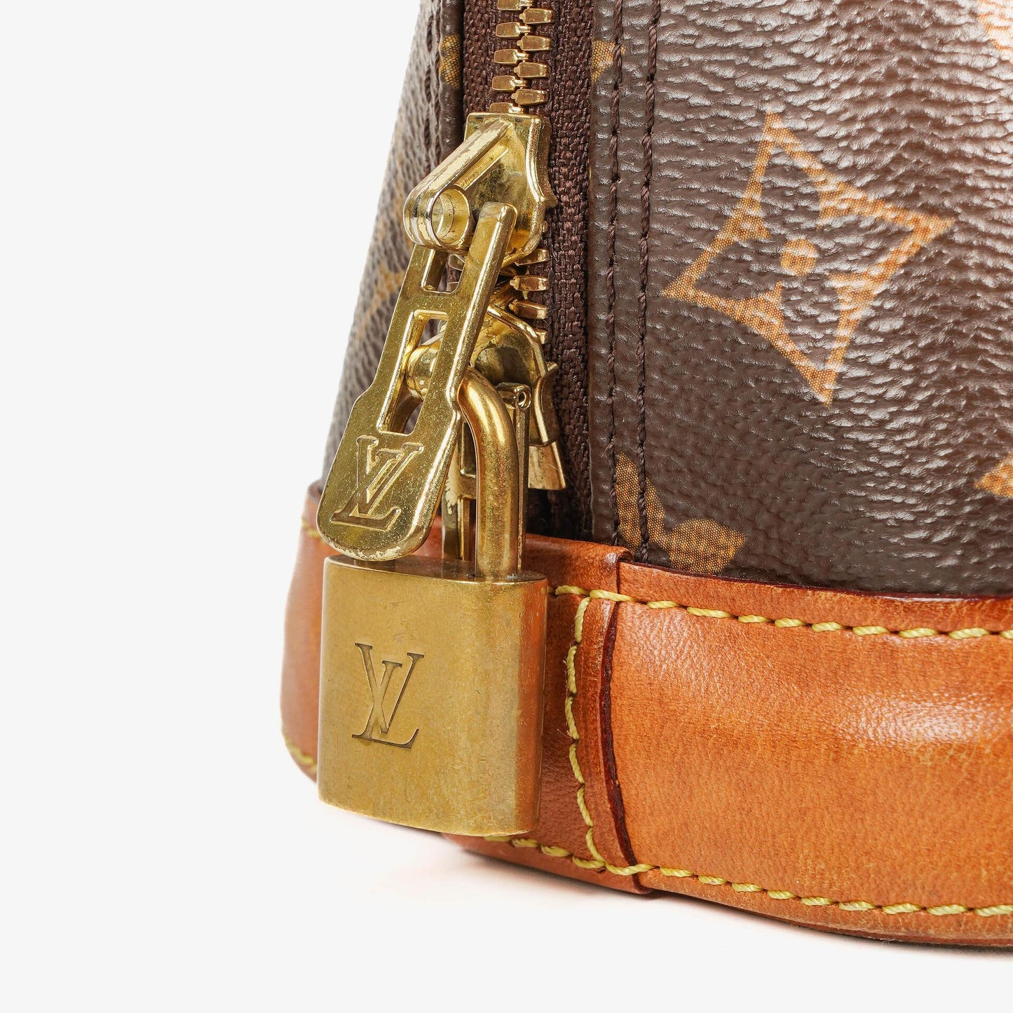 Louis Vuitton Alma BB Monogram Canvas Handbag
