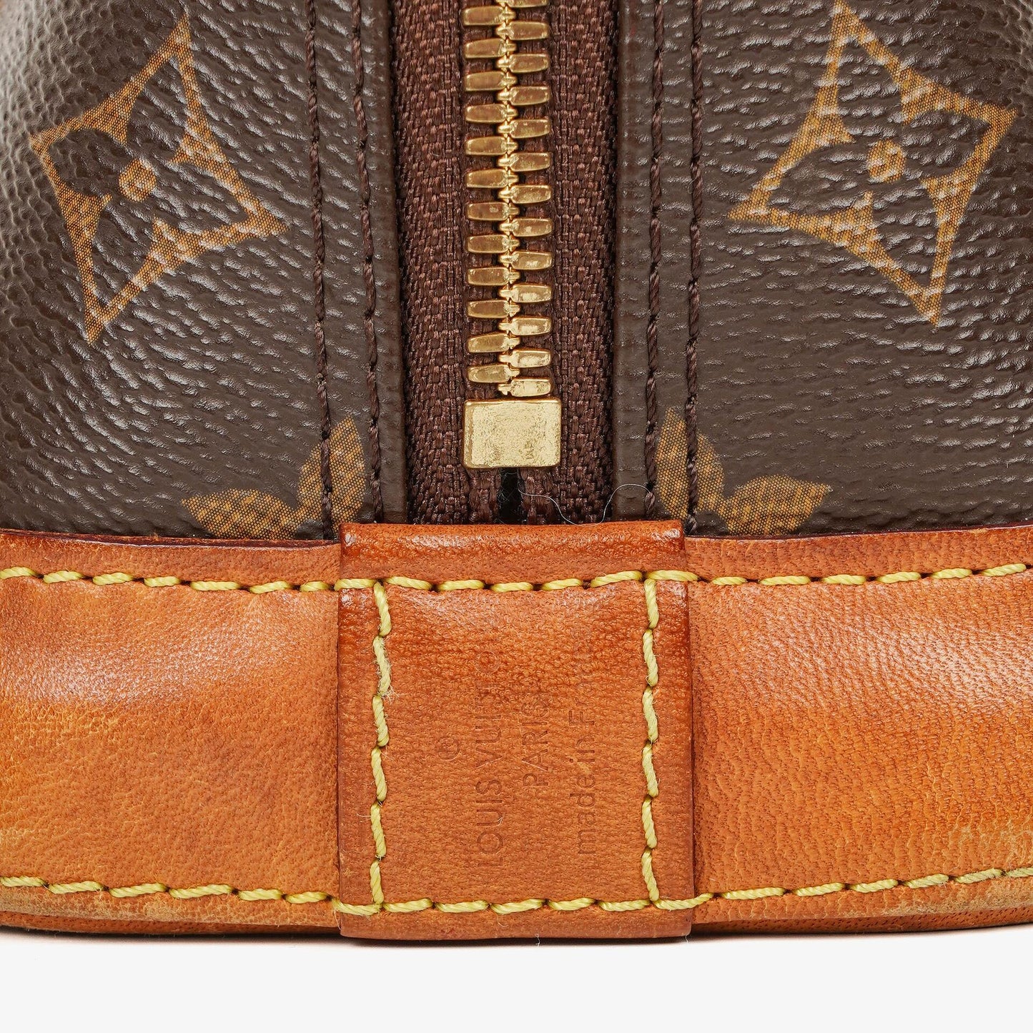 Louis Vuitton Alma BB Monogram Canvas Handbag