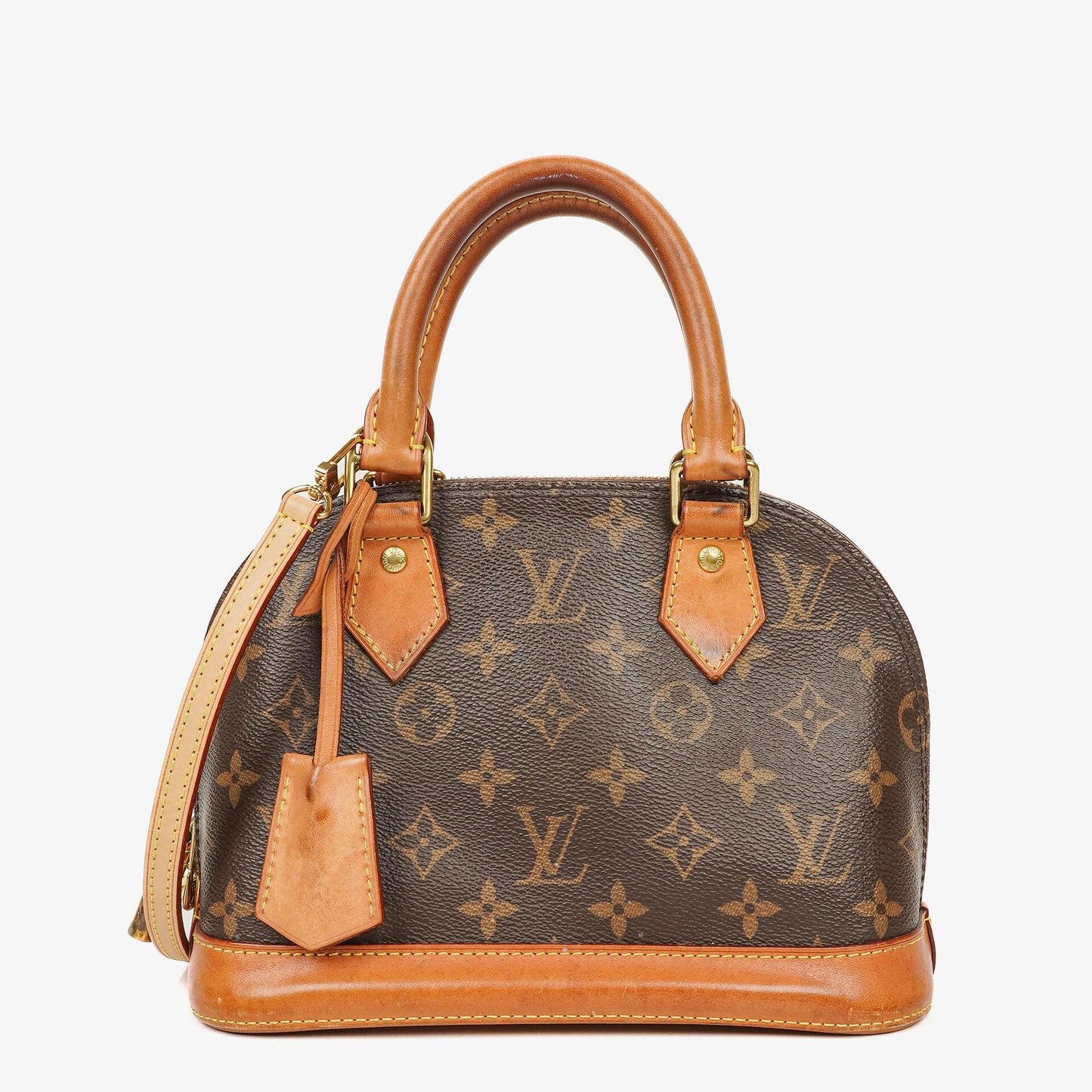 Louis Vuitton Alma BB Monogram Canvas Handbag