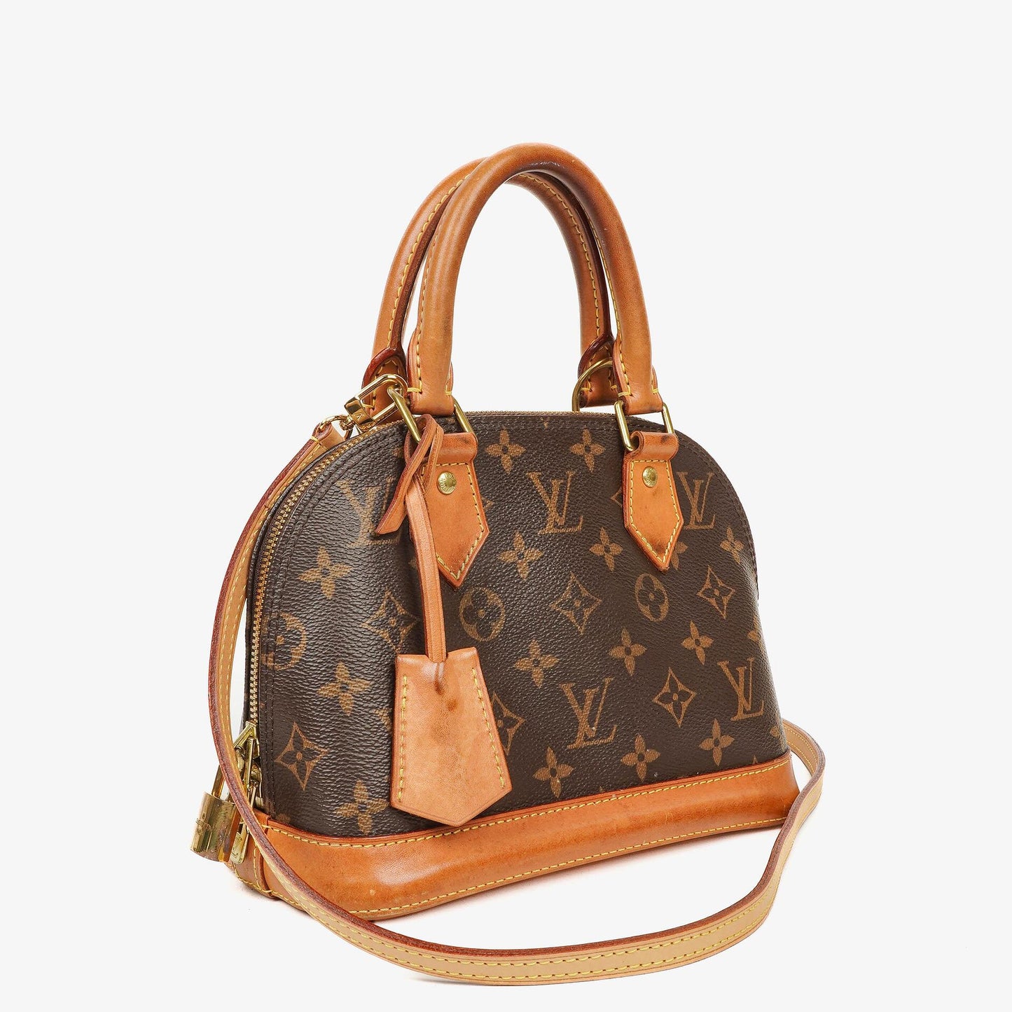 Louis Vuitton Alma BB Monogram Canvas Handbag