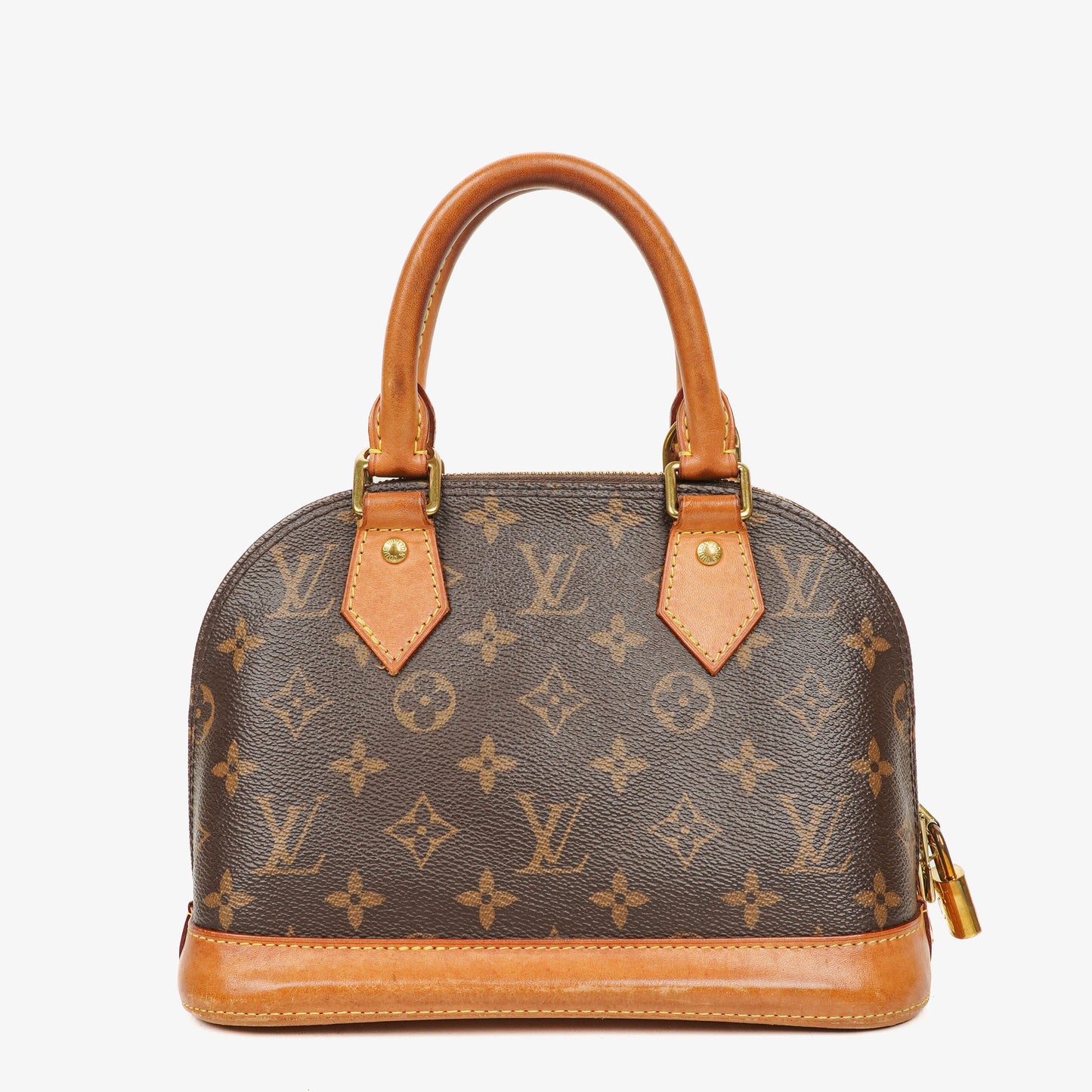 Louis Vuitton Alma BB Monogram Canvas Handbag