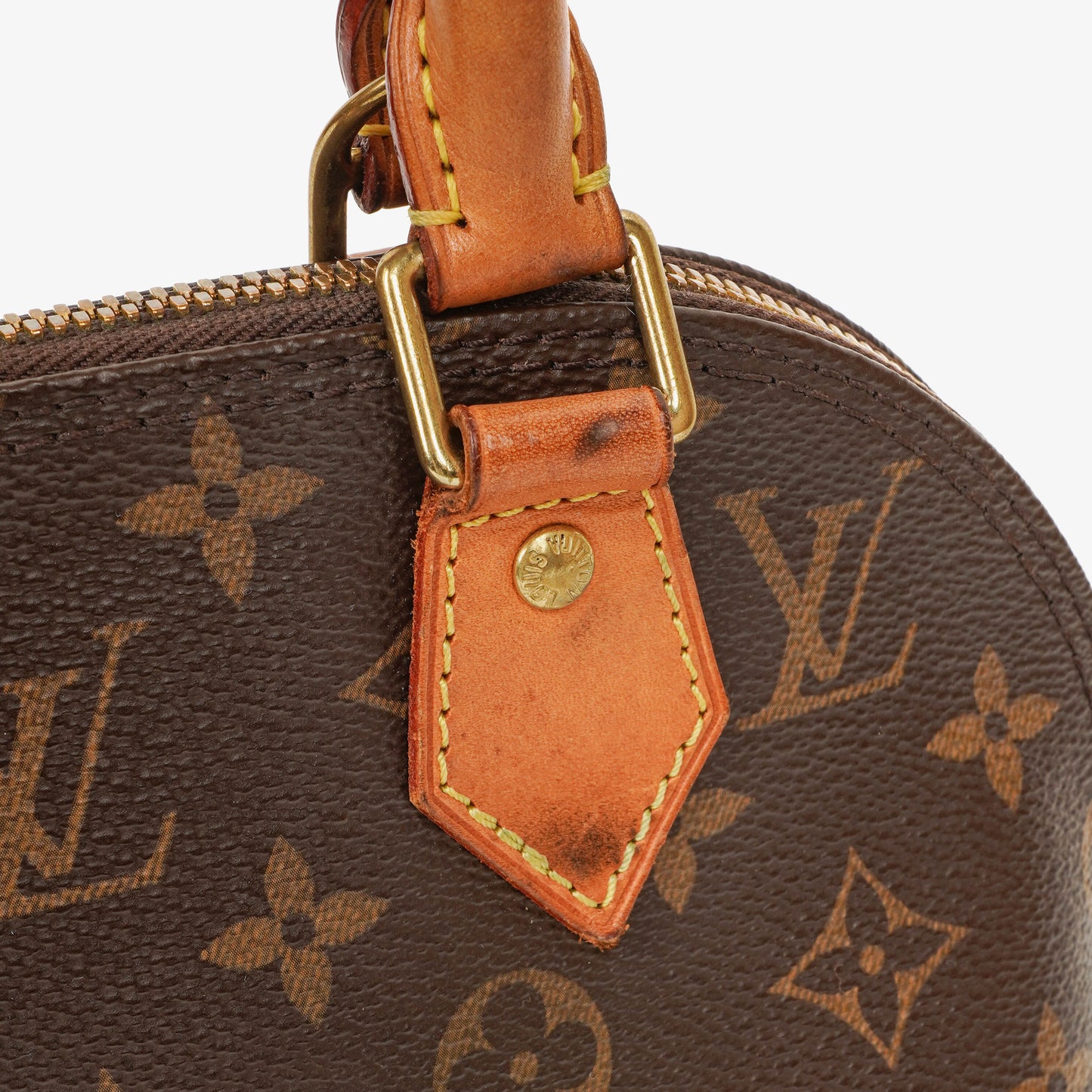 Louis Vuitton Alma BB Monogram Canvas Handbag