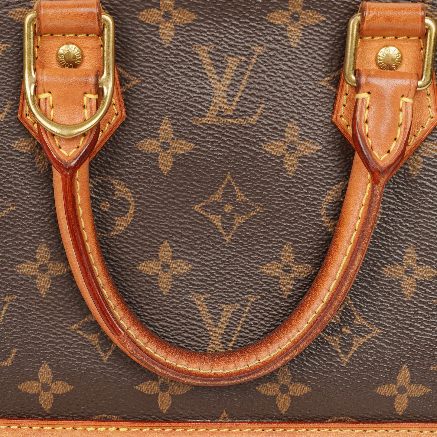 Louis Vuitton Alma BB Monogram Canvas Handbag