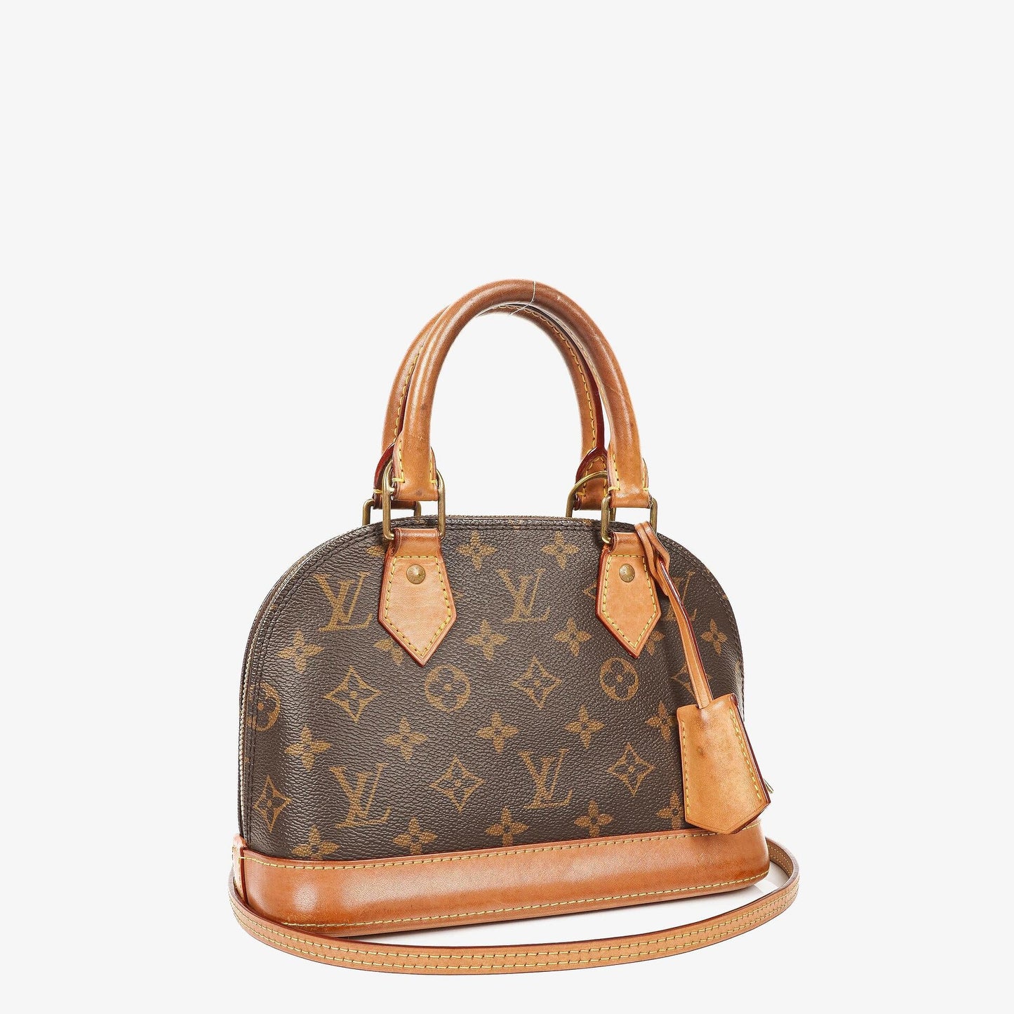 Louis Vuitton Alma BB Monogram Canvas Handbag