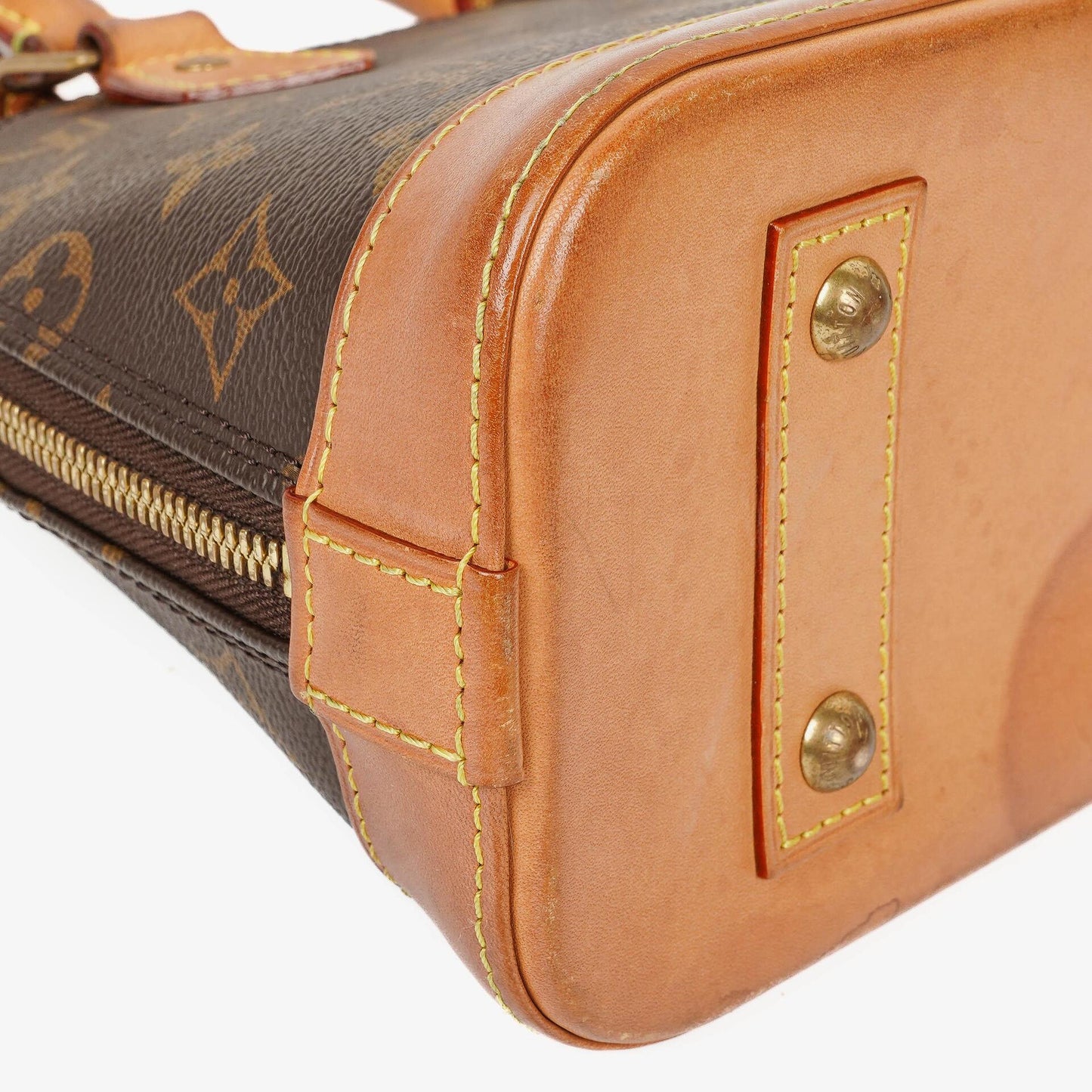 Louis Vuitton Alma BB Monogram Canvas Handbag