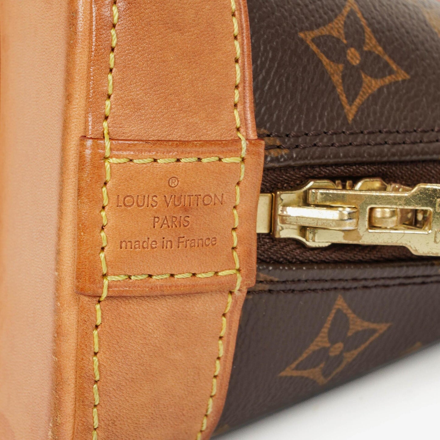 Louis Vuitton Alma BB Monogram Canvas Handbag