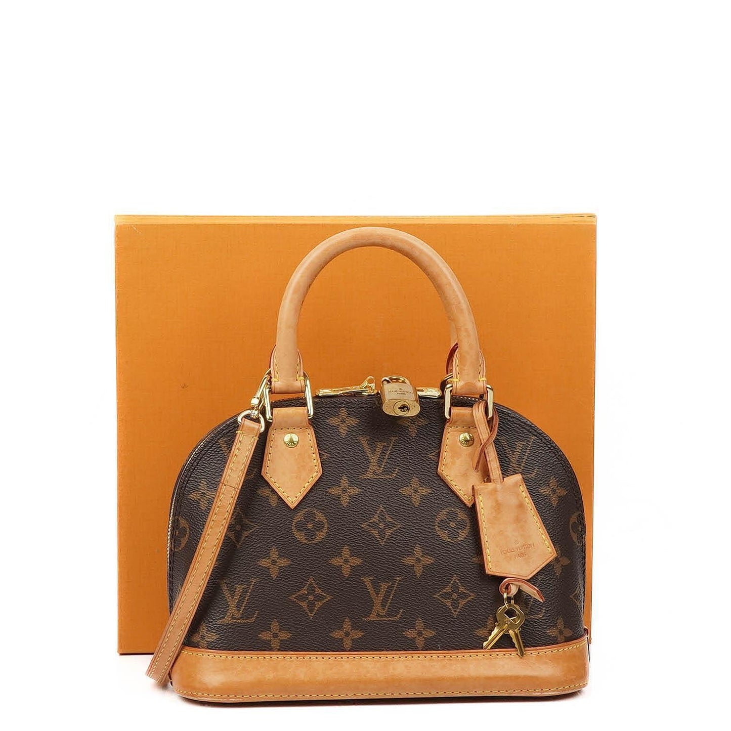 Louis Vuitton Alma BB Monogram Canvas Handbag