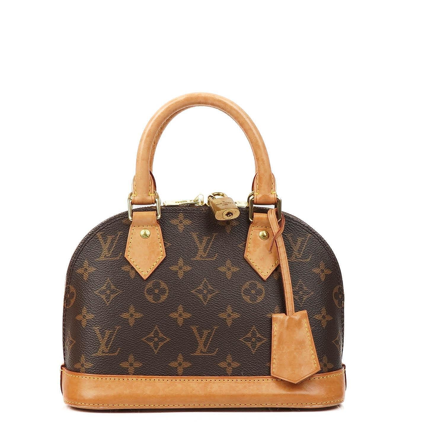 Louis Vuitton Alma BB Monogram Canvas Handbag
