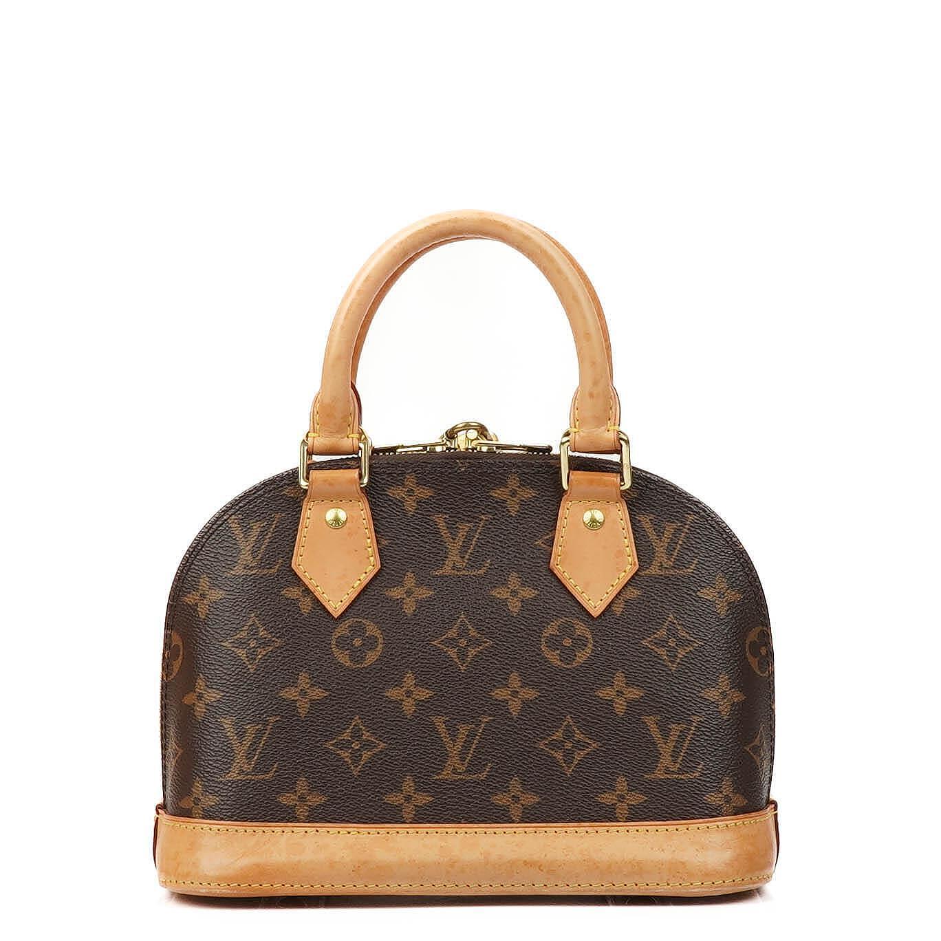 Louis Vuitton Alma BB Monogram Canvas Handbag