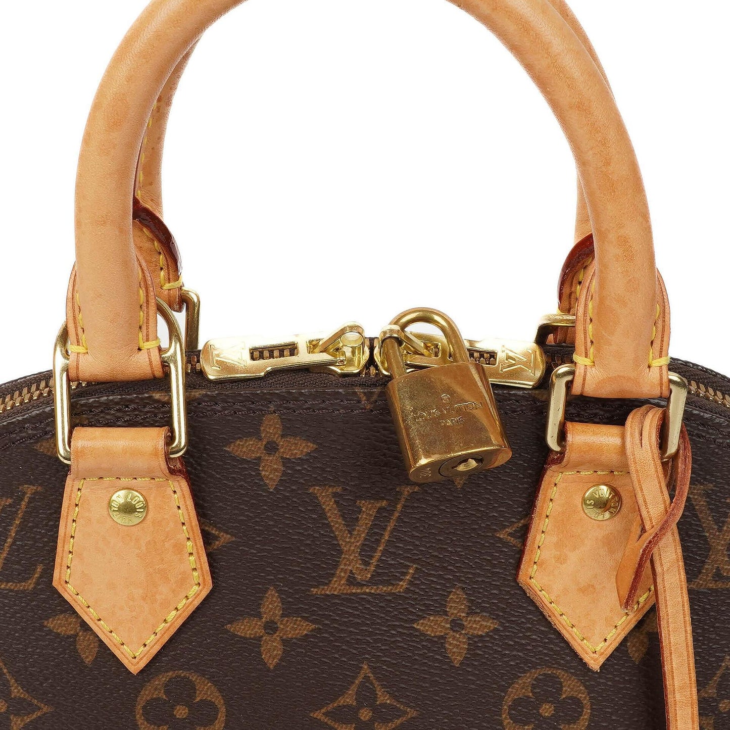 Louis Vuitton Alma BB Monogram Canvas Handbag