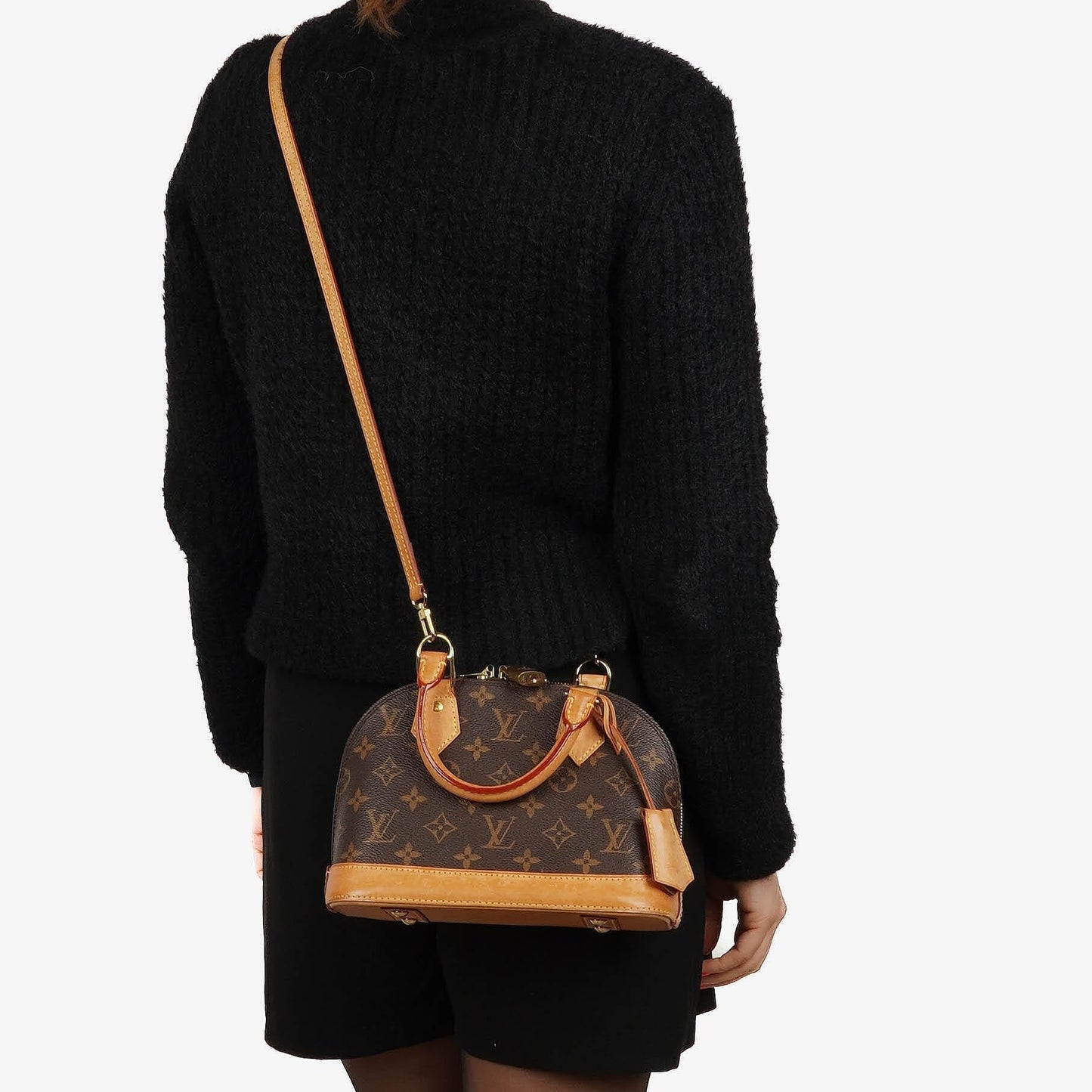 Louis Vuitton Alma BB Monogram Canvas Handbag