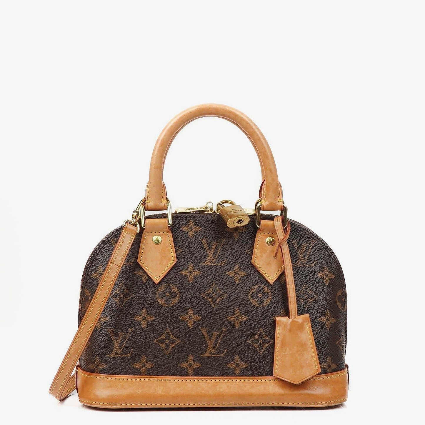 Louis Vuitton Alma BB Monogram Canvas Handbag