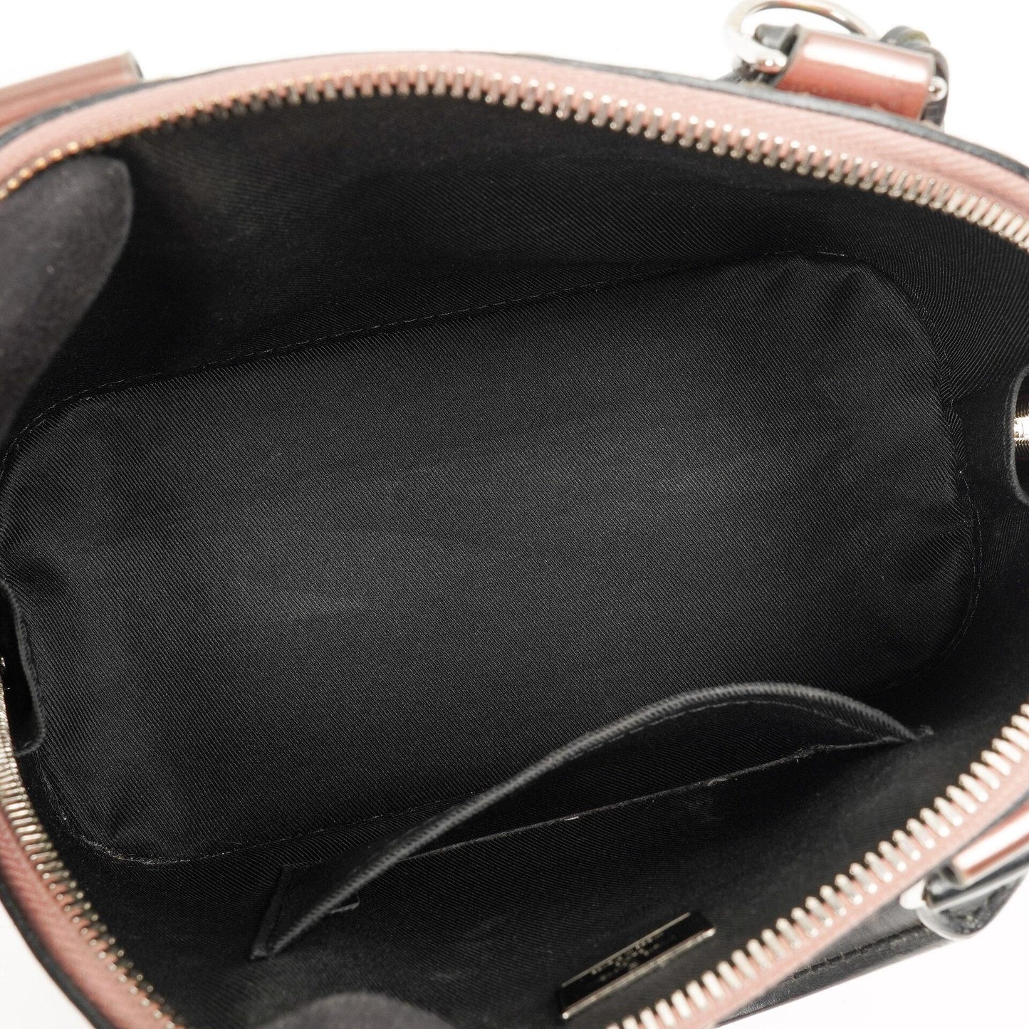 Louis Vuitton Alma BB Rose Cuivre Monogram Vernis Leather Handbag