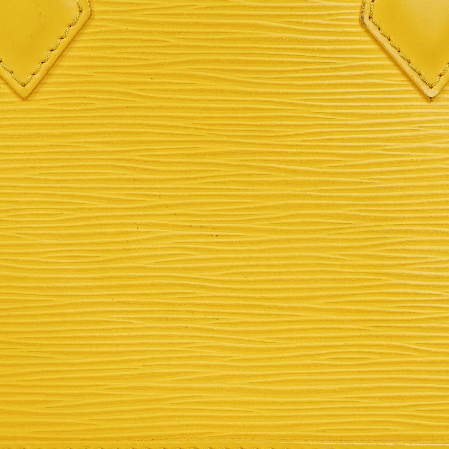Louis Vuitton Alma BB Yellow EPI Leather Handbag