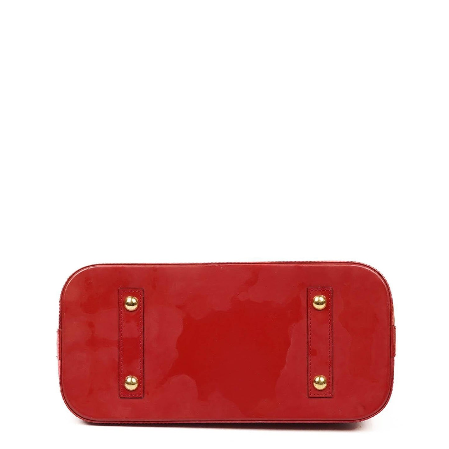 Louis Vuitton Alma MM Rose Indien Monogram Vernis Leather Bag