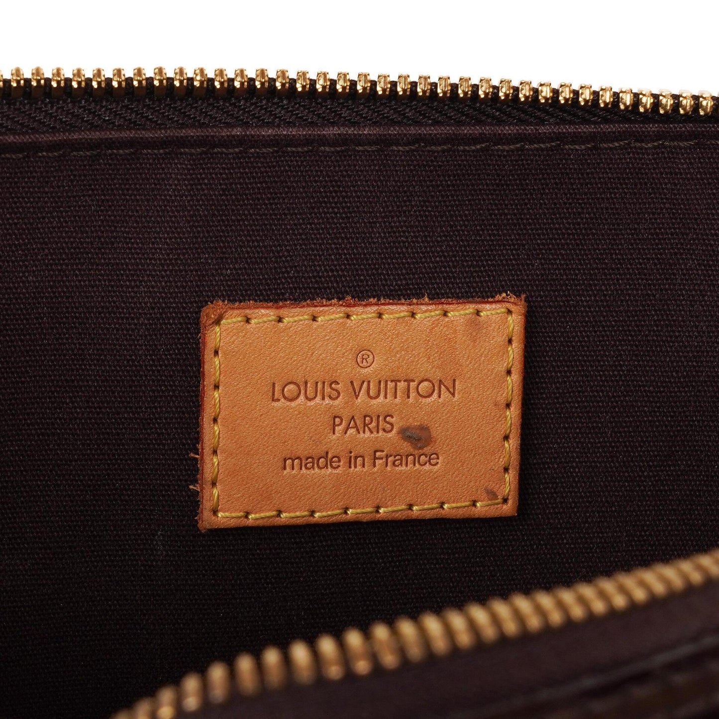 Louis Vuitton Alma PM Amarante Monogram Vernis Leather Handbag