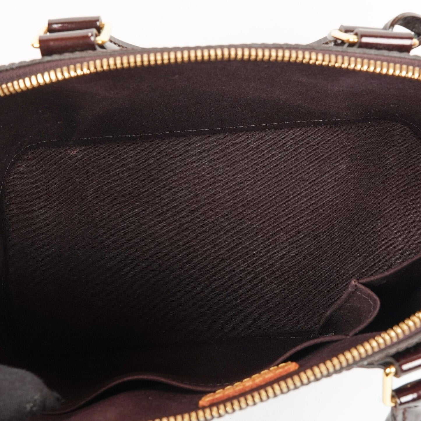 Louis Vuitton Alma PM Amarante Monogram Vernis Leather Handbag