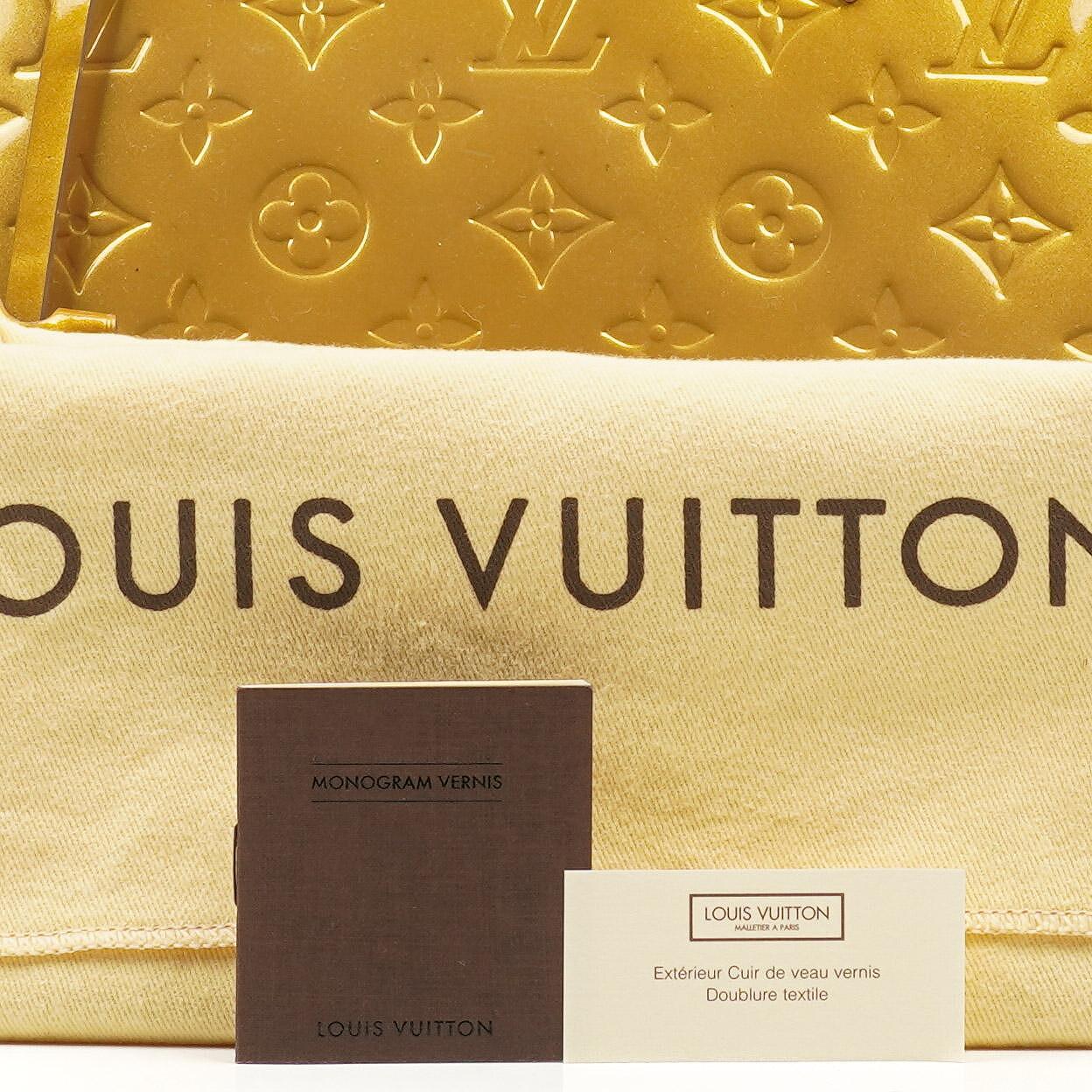Louis Vuitton Alma PM Beige Poudre Monogram Vernis Leather Bag