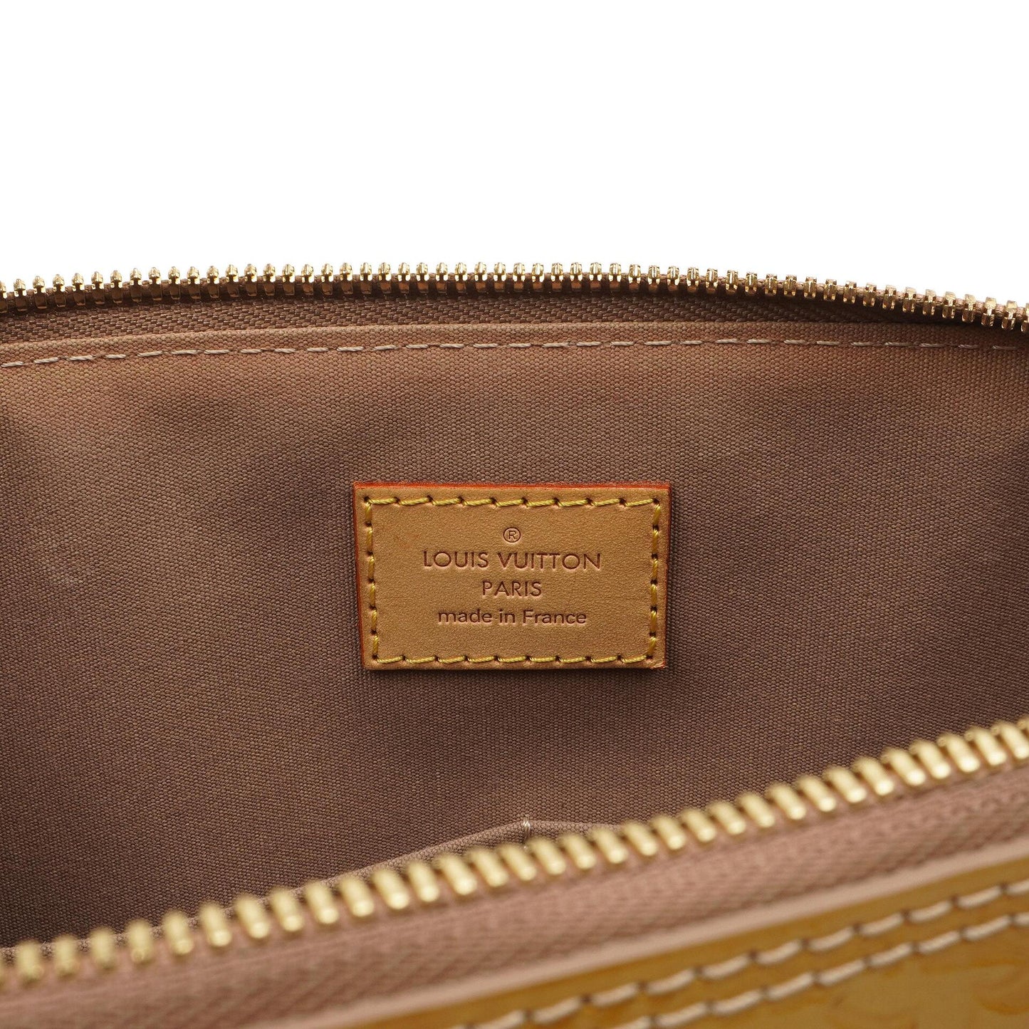 Louis Vuitton Alma PM Beige Poudre Monogram Vernis Leather Bag