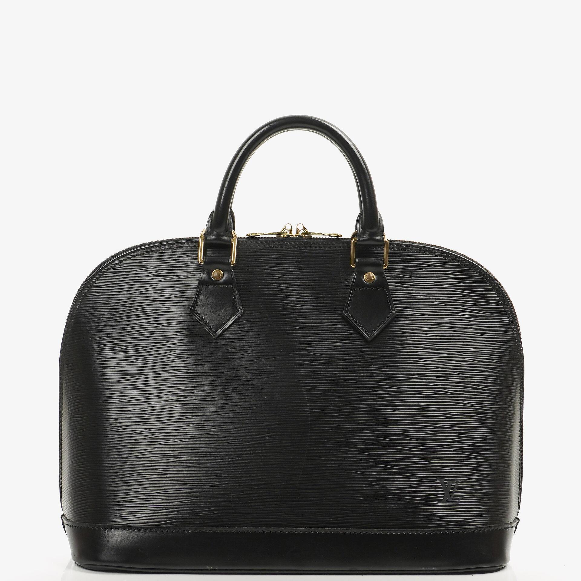 Louis Vuitton Alma PM Black EPI Leather Bag