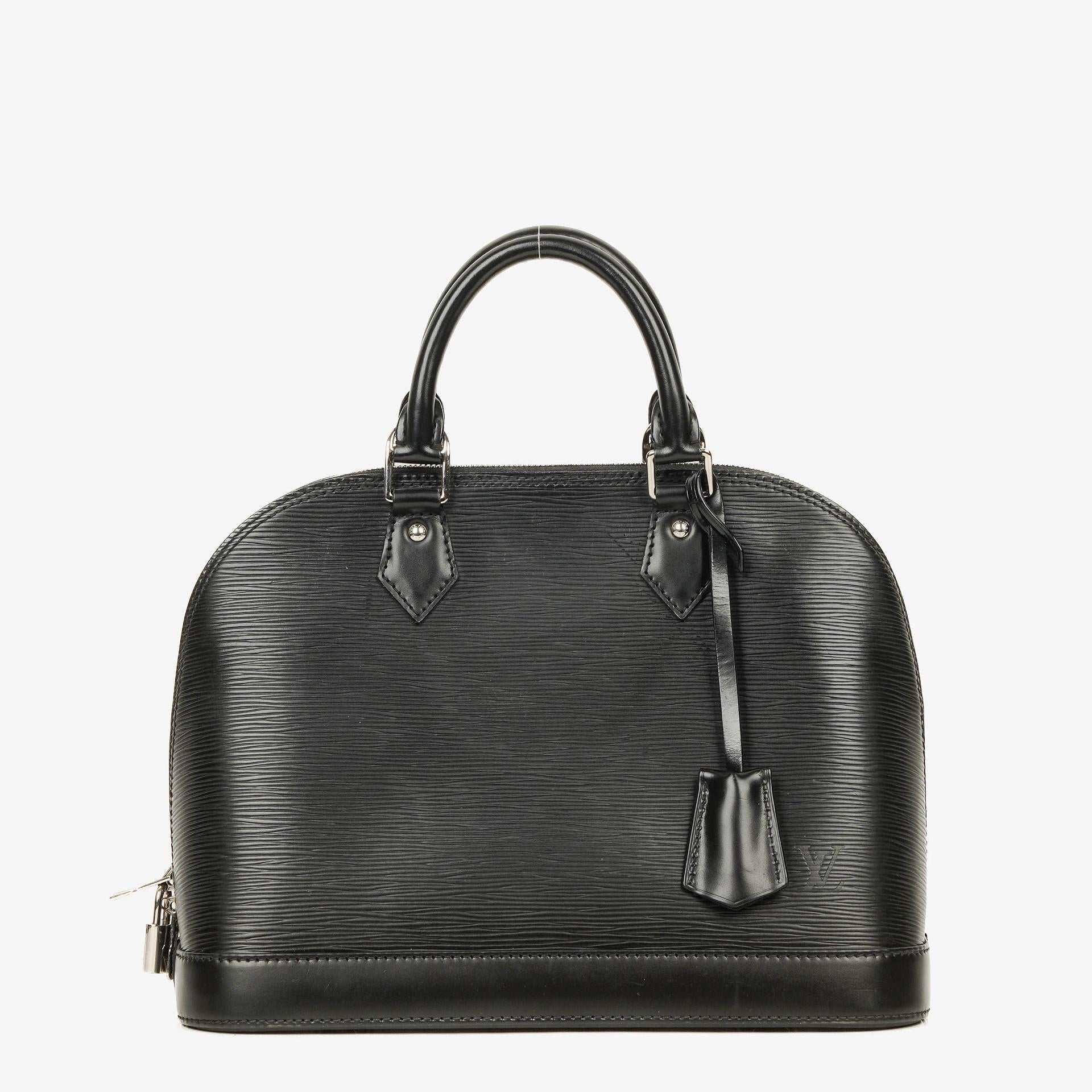 Louis Vuitton Alma PM Black Epi Leather Handbag