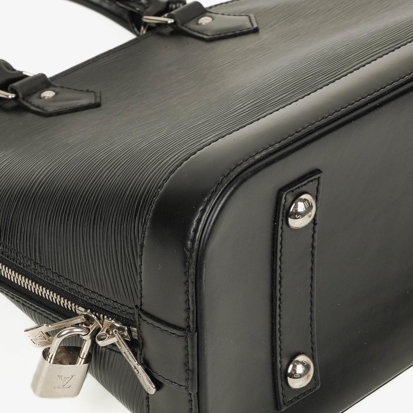 Louis Vuitton Alma PM Black Epi Leather Handbag
