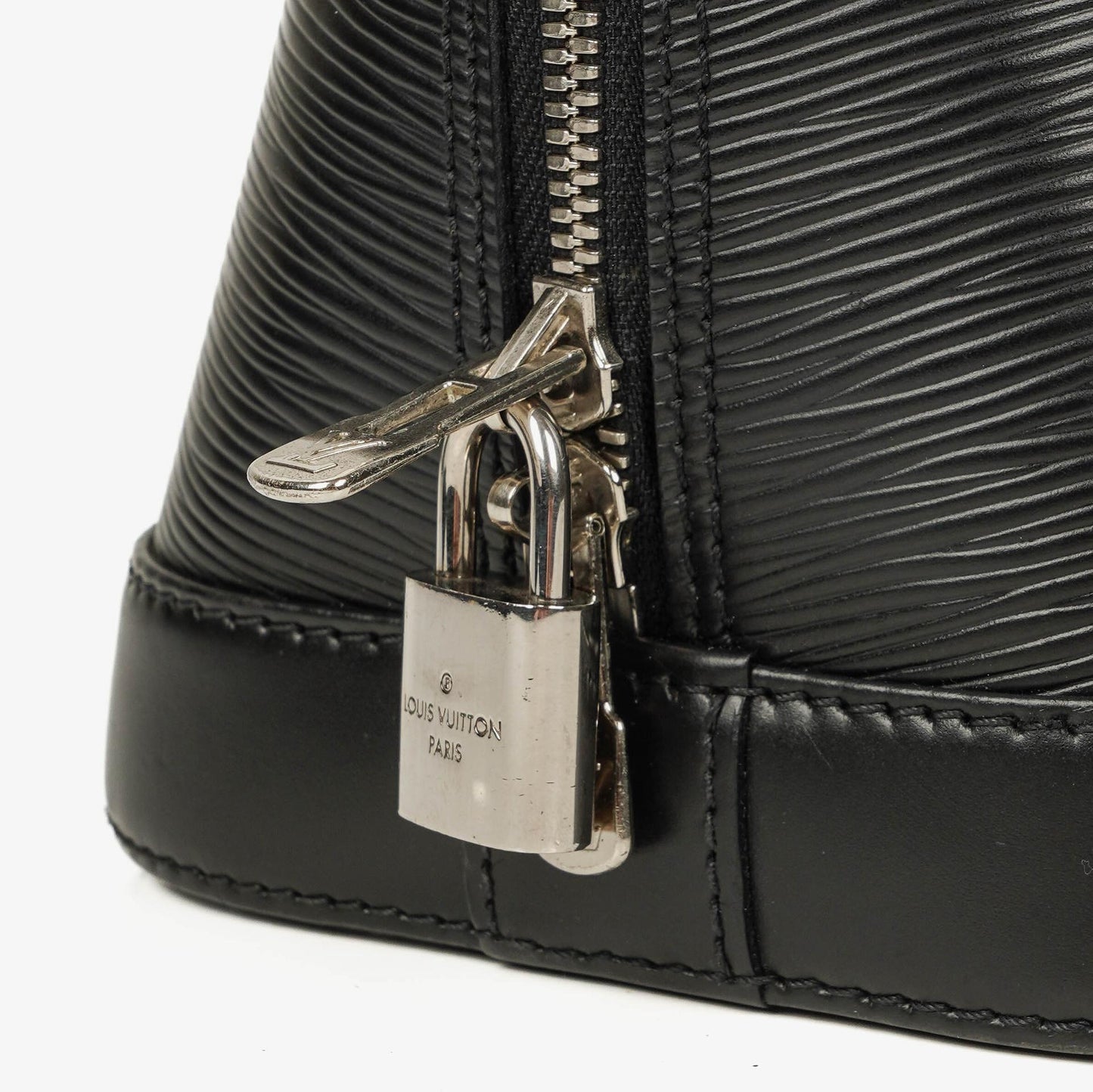 Louis Vuitton Alma PM Black Epi Leather Handbag