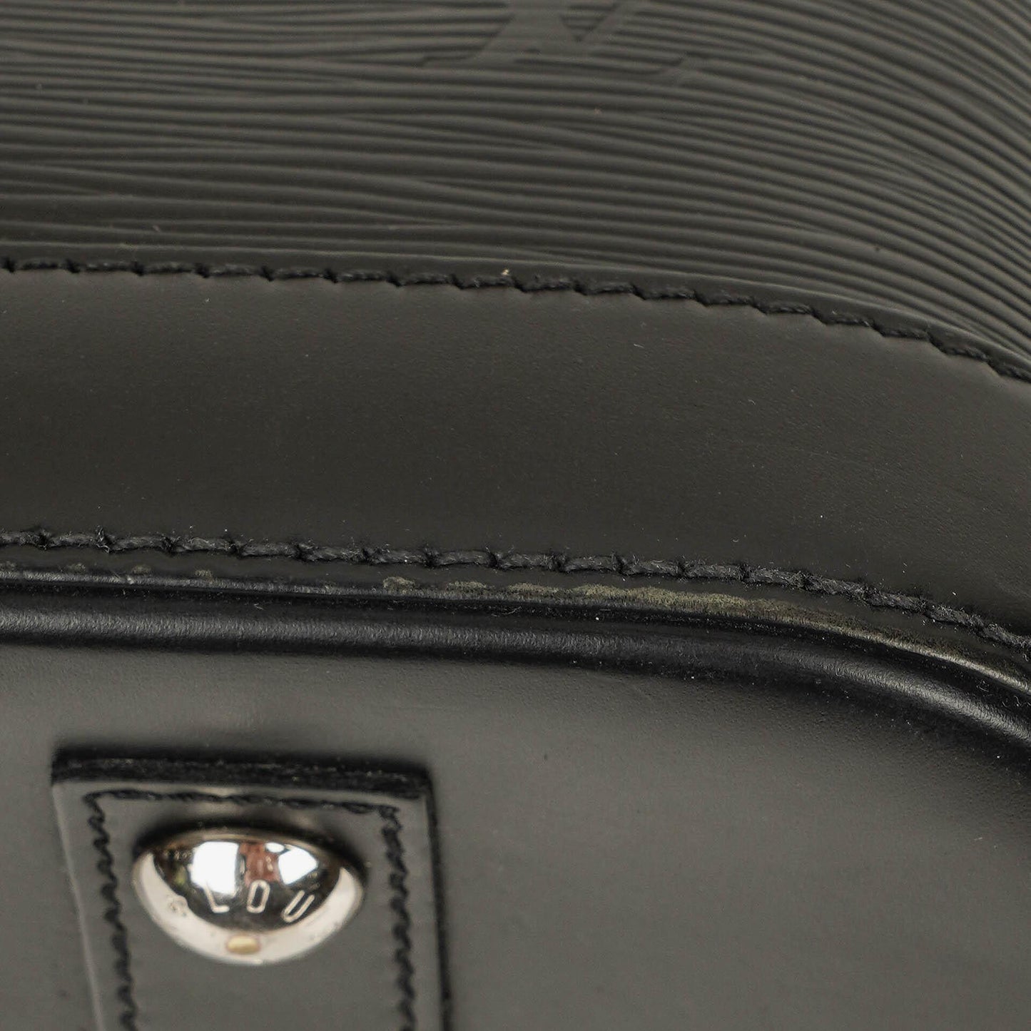 Louis Vuitton Alma PM Black Epi Leather Handbag