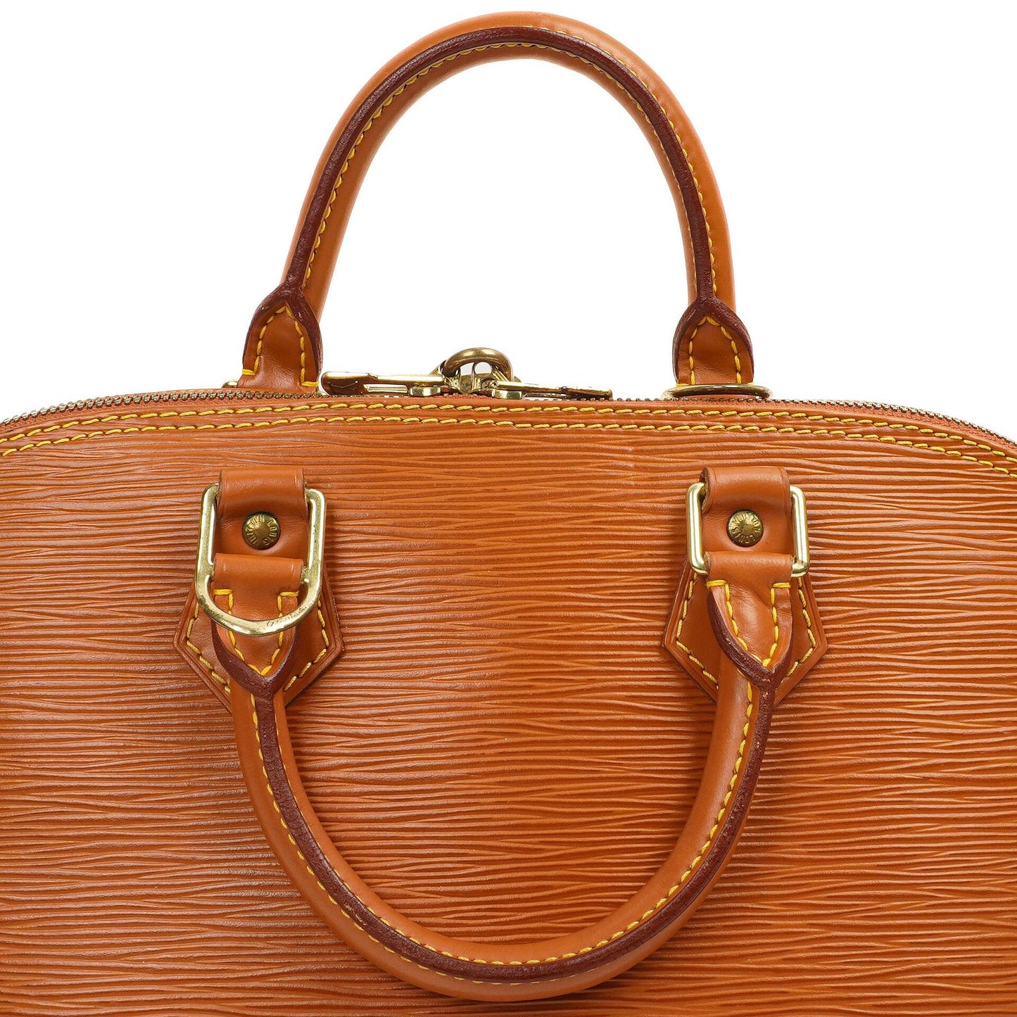 Louis Vuitton Alma PM Cognac EPI Leather Bag
