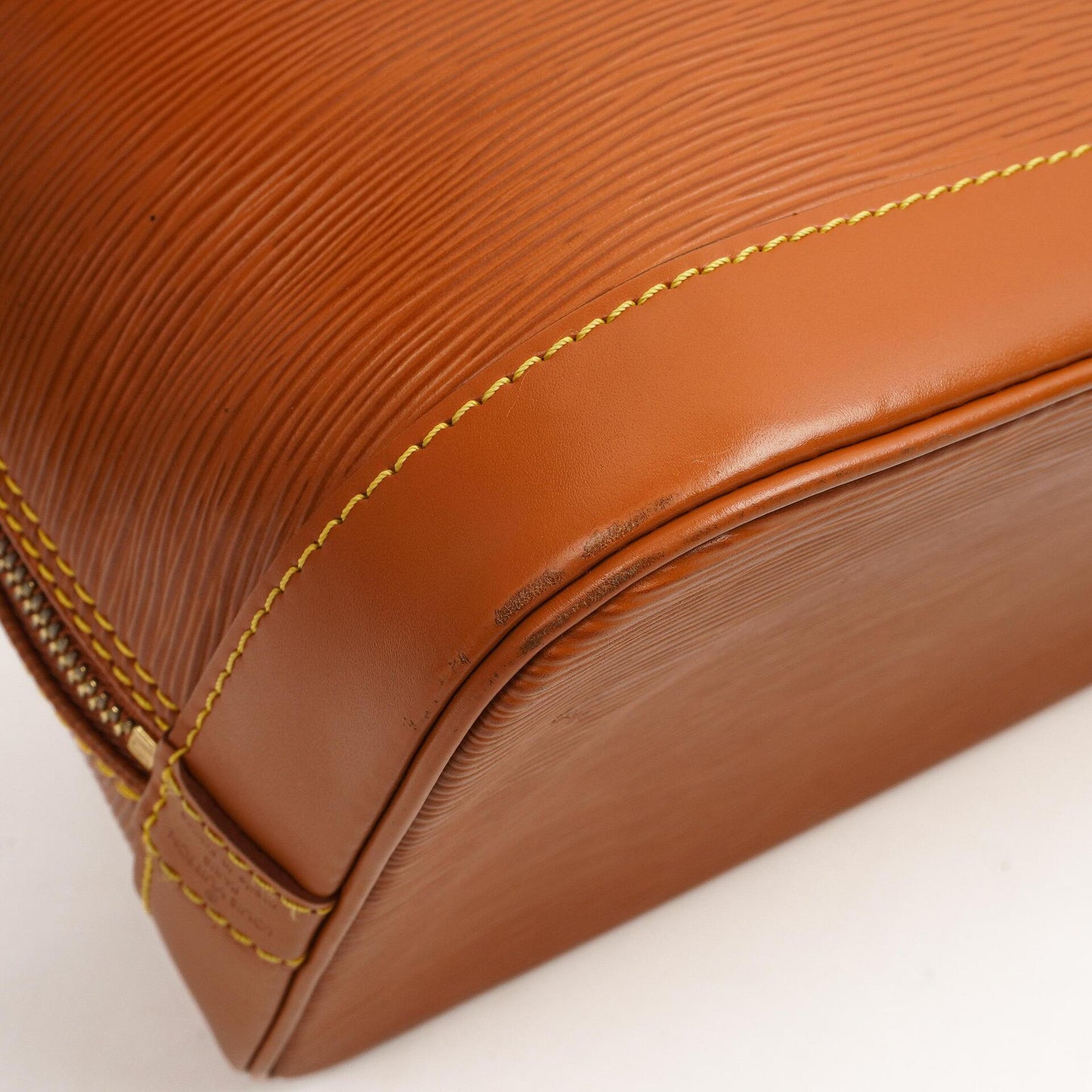 Louis Vuitton Alma PM Cognac EPI Leather Bag