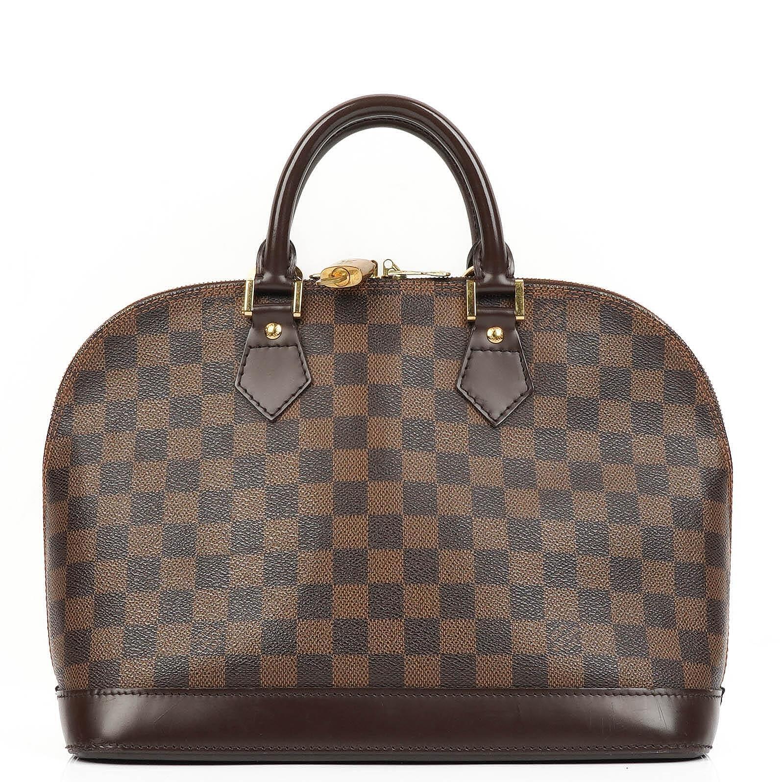 Louis Vuitton Alma PM Damier Ebene Canvas Handbag
