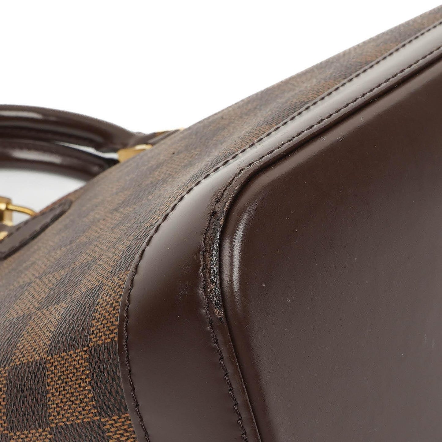 Louis Vuitton Alma PM Damier Ebene Canvas Handbag