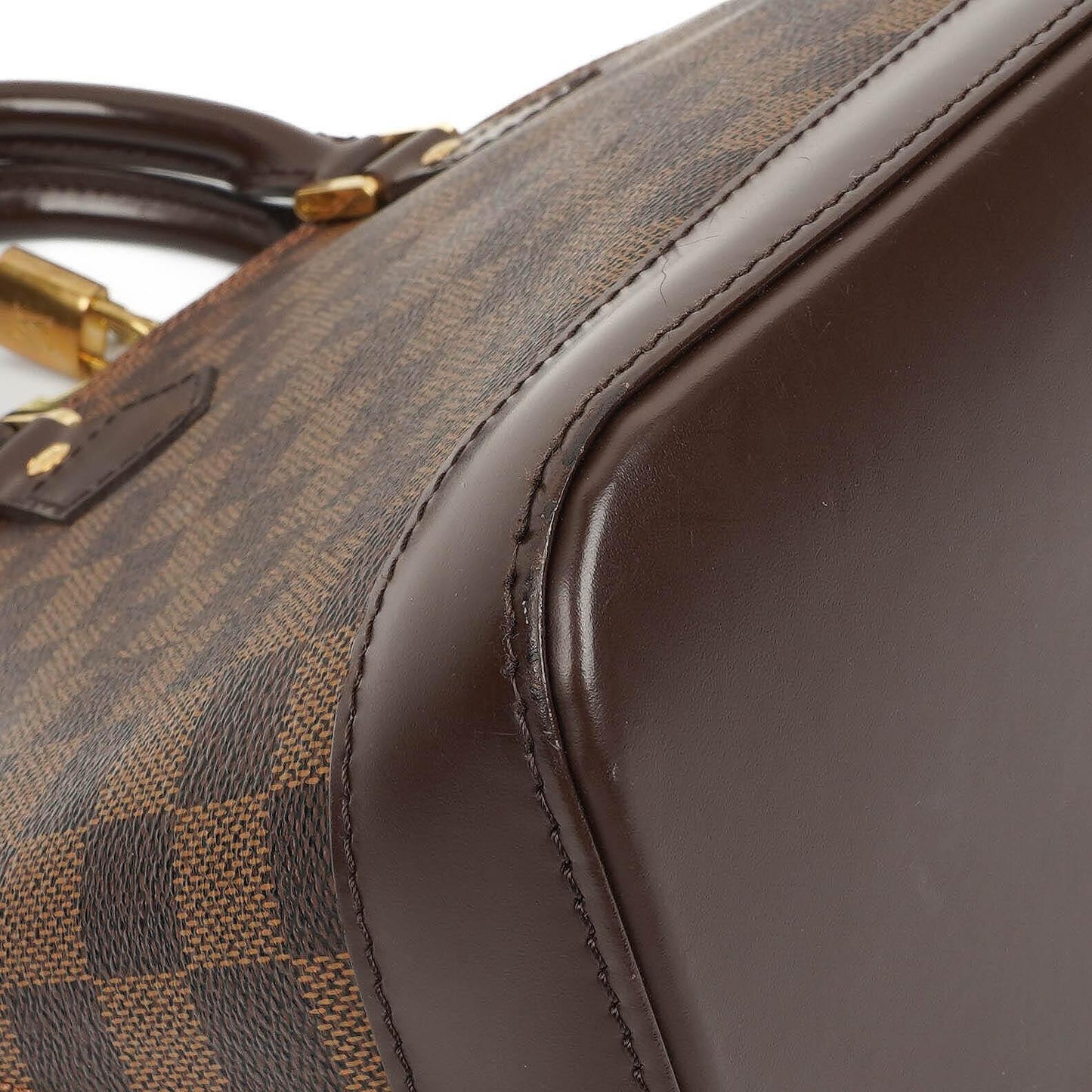 Louis Vuitton Alma PM Damier Ebene Canvas Handbag