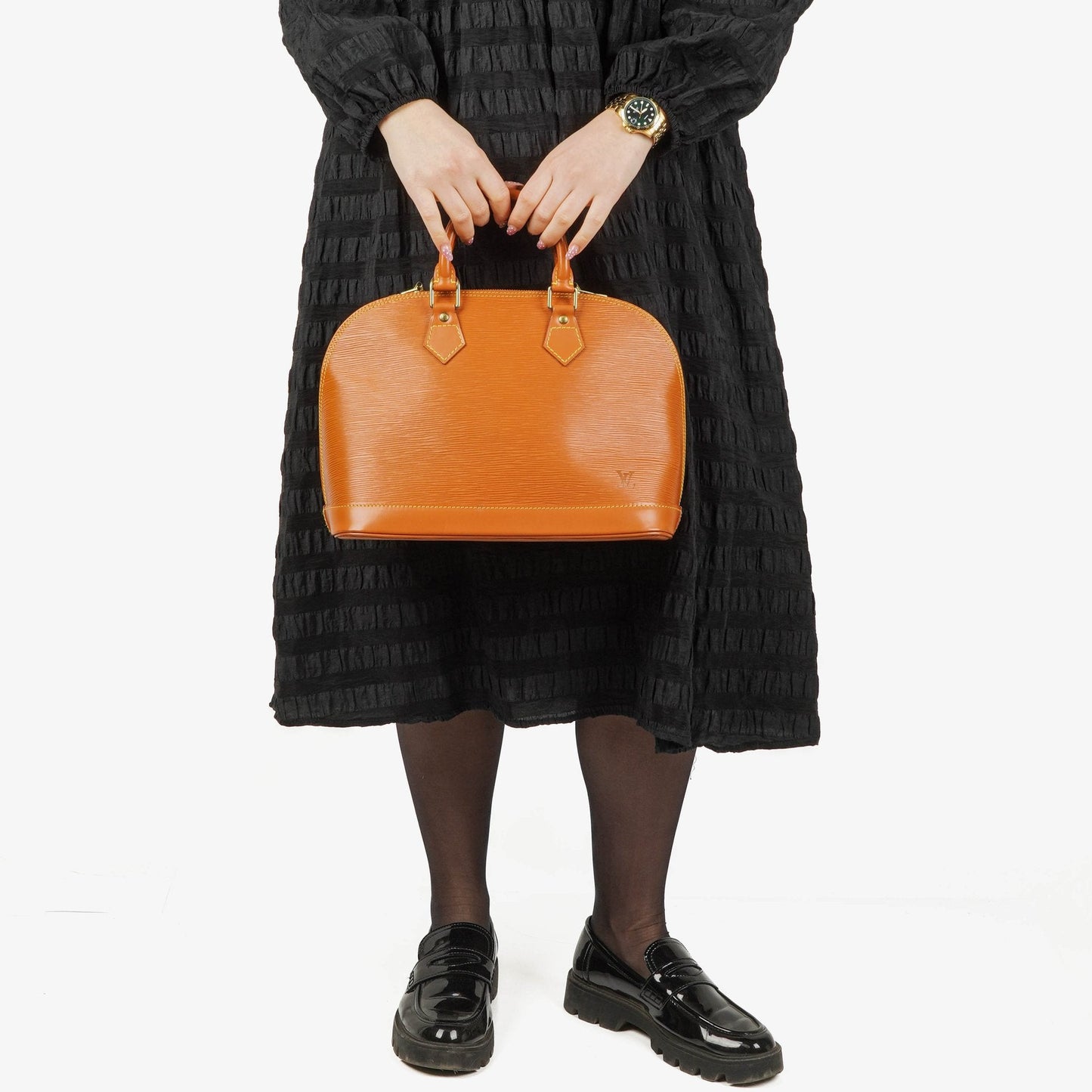 Louis Vuitton Alma PM EPI Leather Handbag