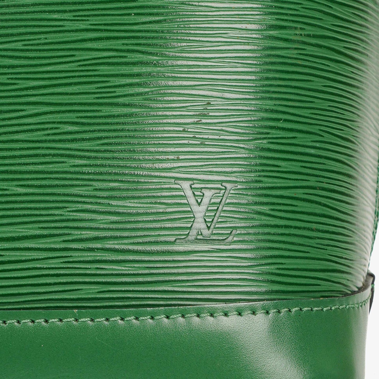 Louis Vuitton Alma PM Green EPI Leather Handbag