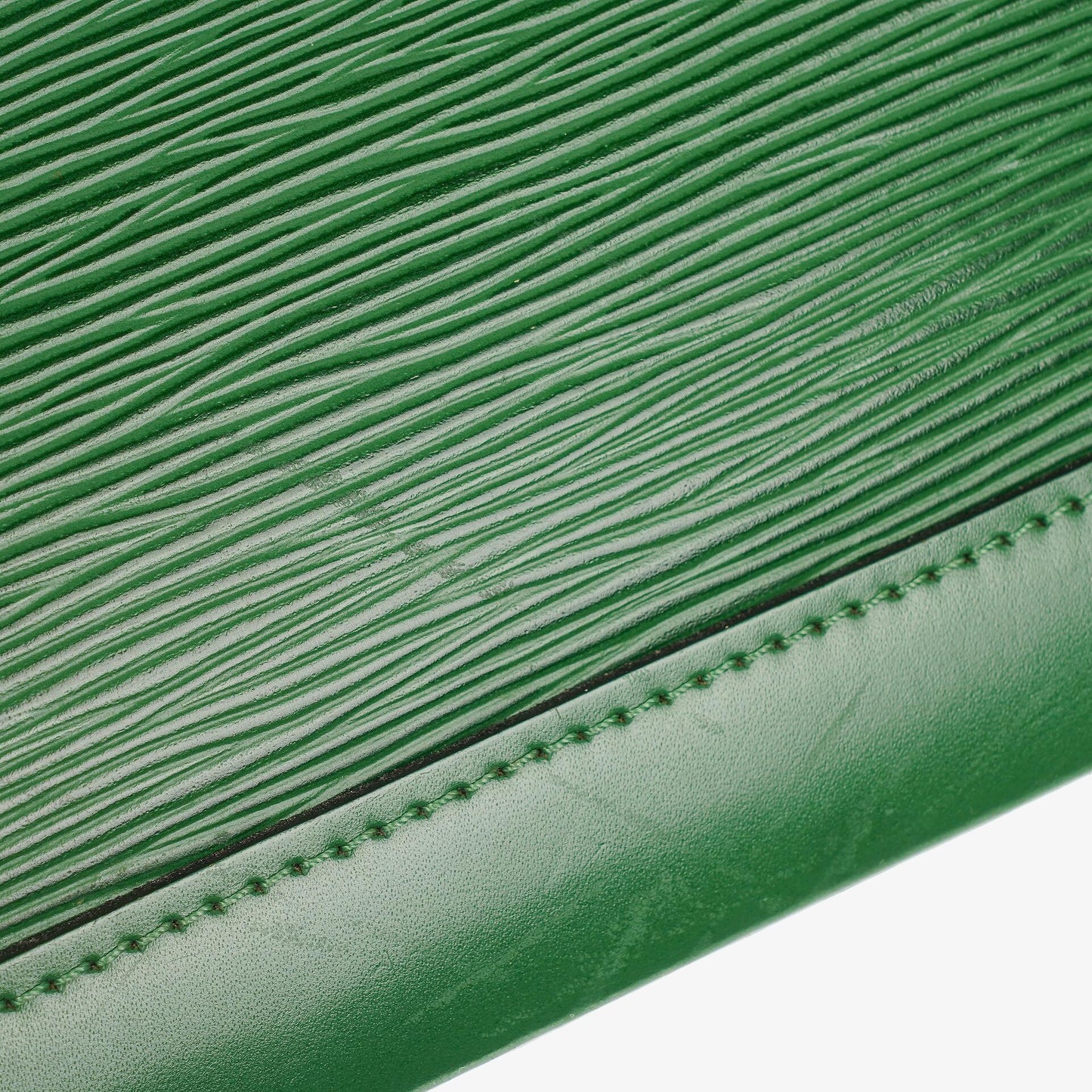 Louis Vuitton Alma PM Green EPI Leather Handbag