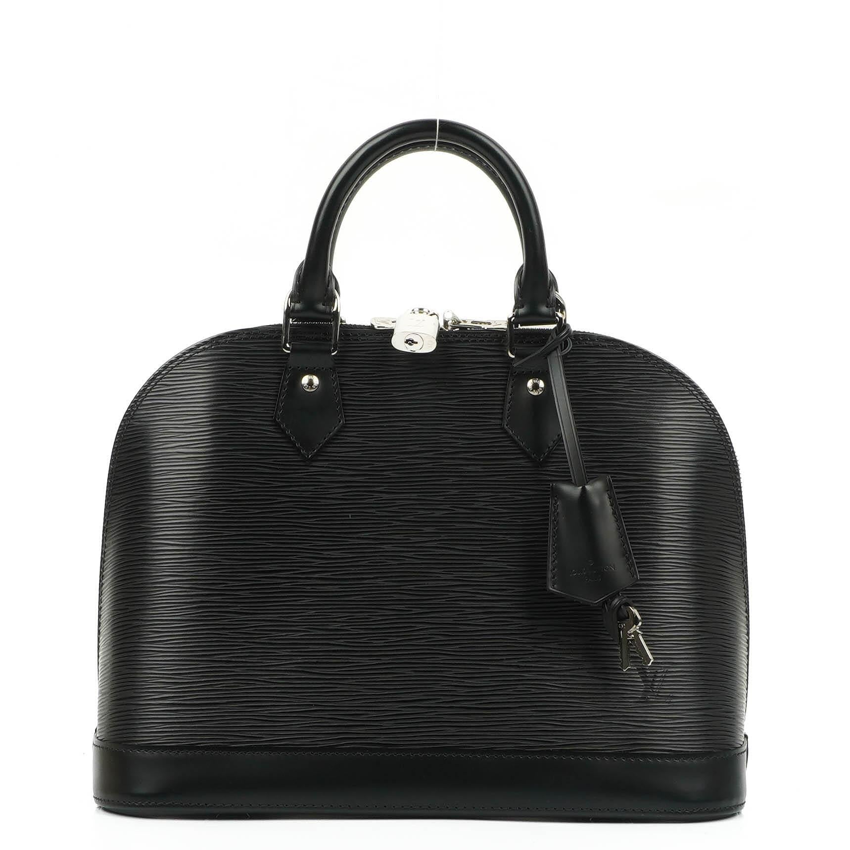 Louis Vuitton Alma PM in Black EPI Leather Handbag