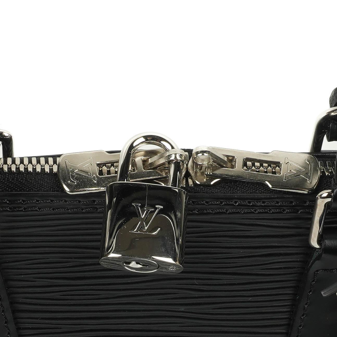 Louis Vuitton Alma PM in Black EPI Leather Handbag