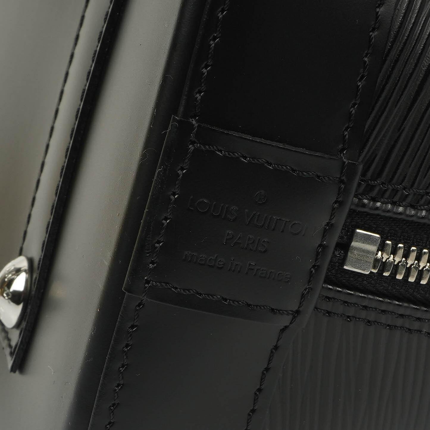 Louis Vuitton Alma PM in Black EPI Leather Handbag