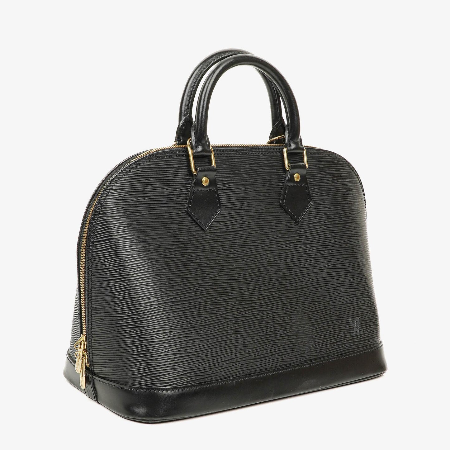 Louis Vuitton Alma PM In Black EPI Leather Handbag