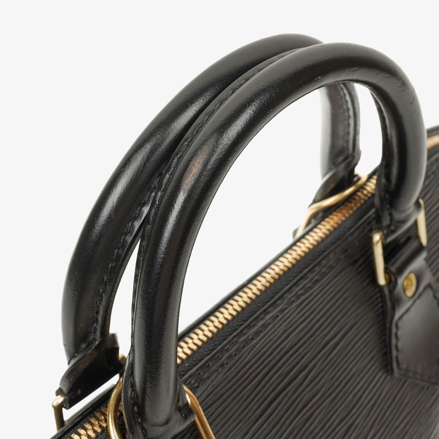 Louis Vuitton Alma PM In Black EPI Leather Handbag
